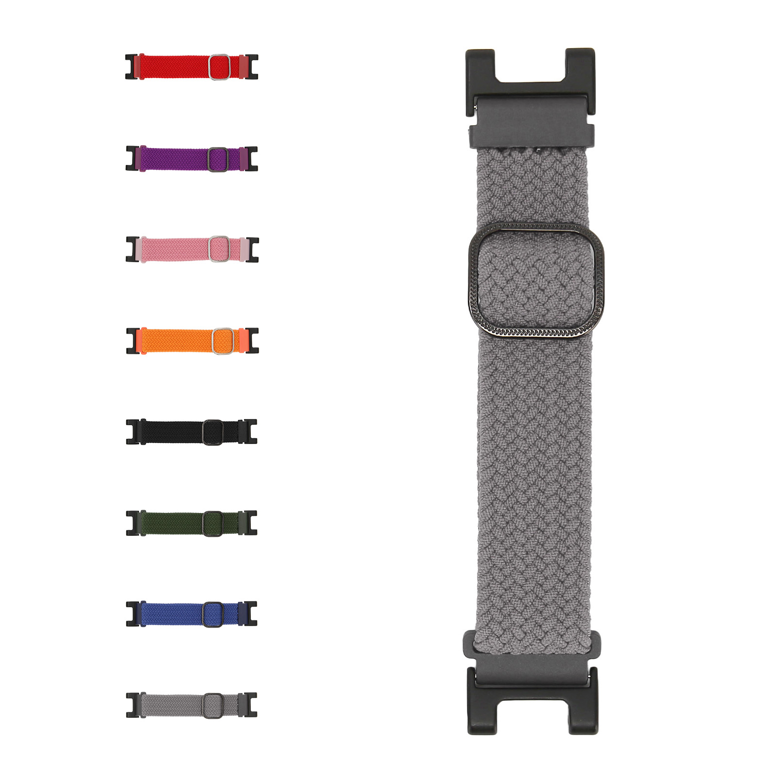 Smartwatch Regulowany nylonowy pleciony pasek Sport Oddychający pasek FOY - Zdjęcie 30 z 38