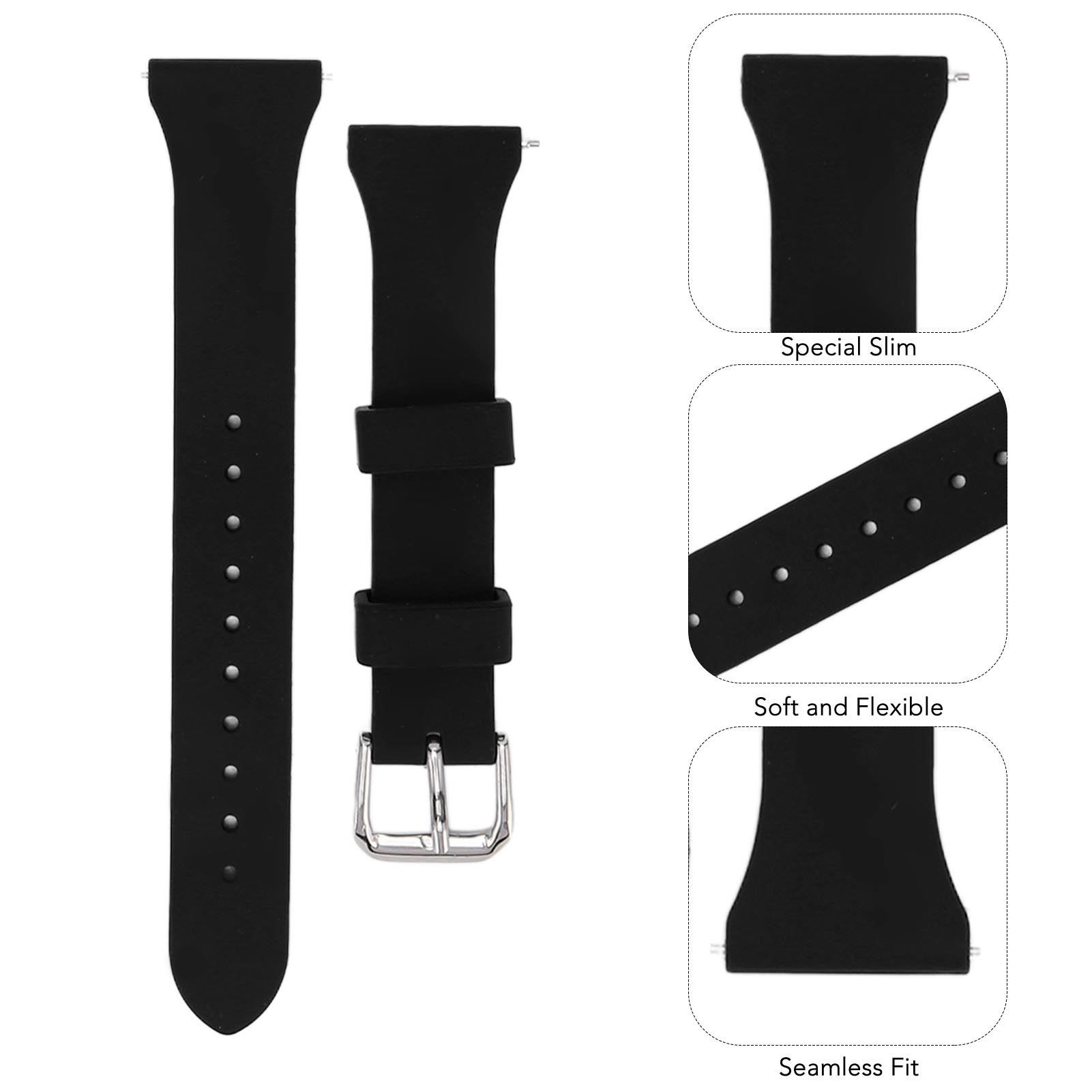 Replacement Sport Watch Band For GTS 4 Quick Release Adjustable Sili