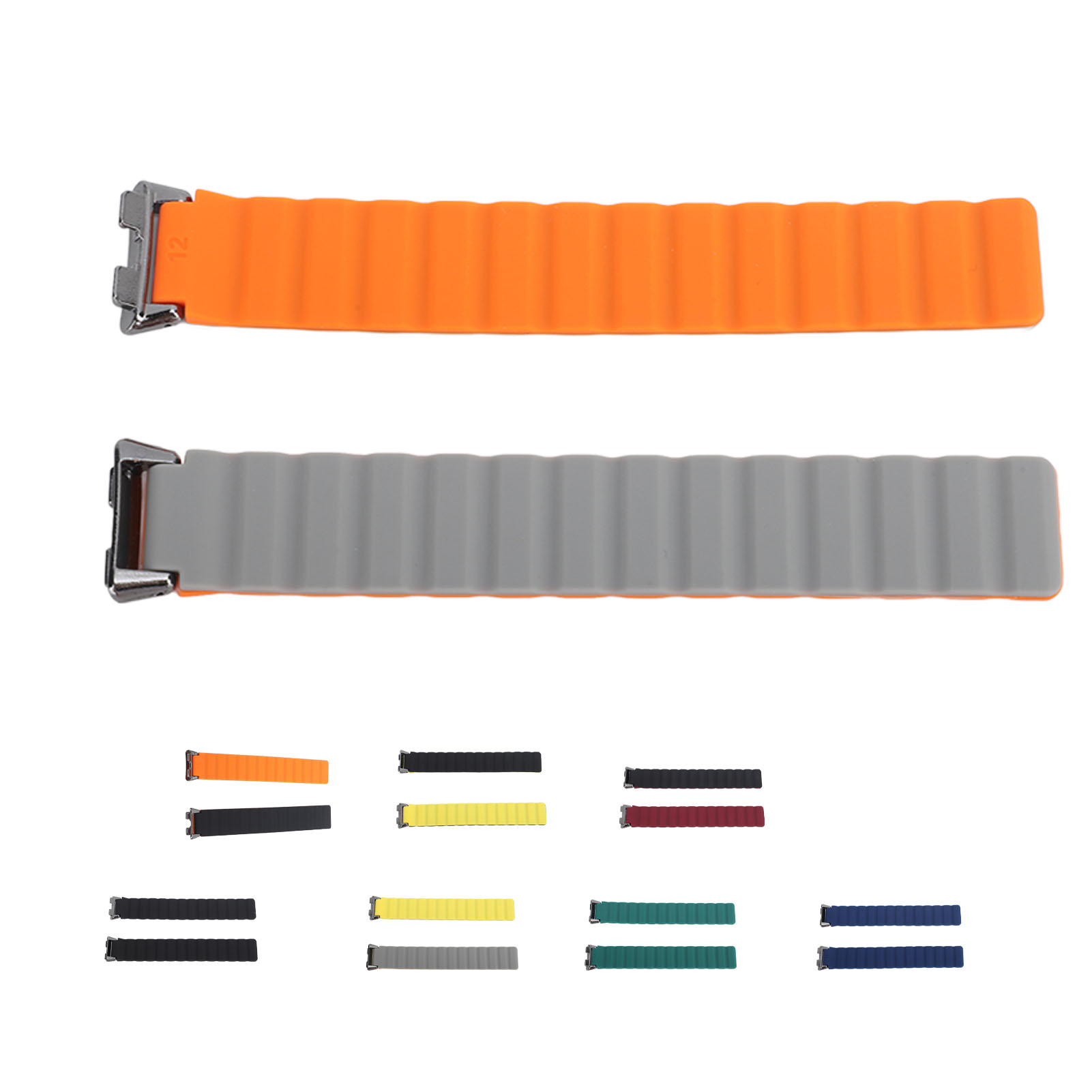 Silicone Magnetic Watch Band Adjustable Quick Release Flexible Sweatproof Co HR6