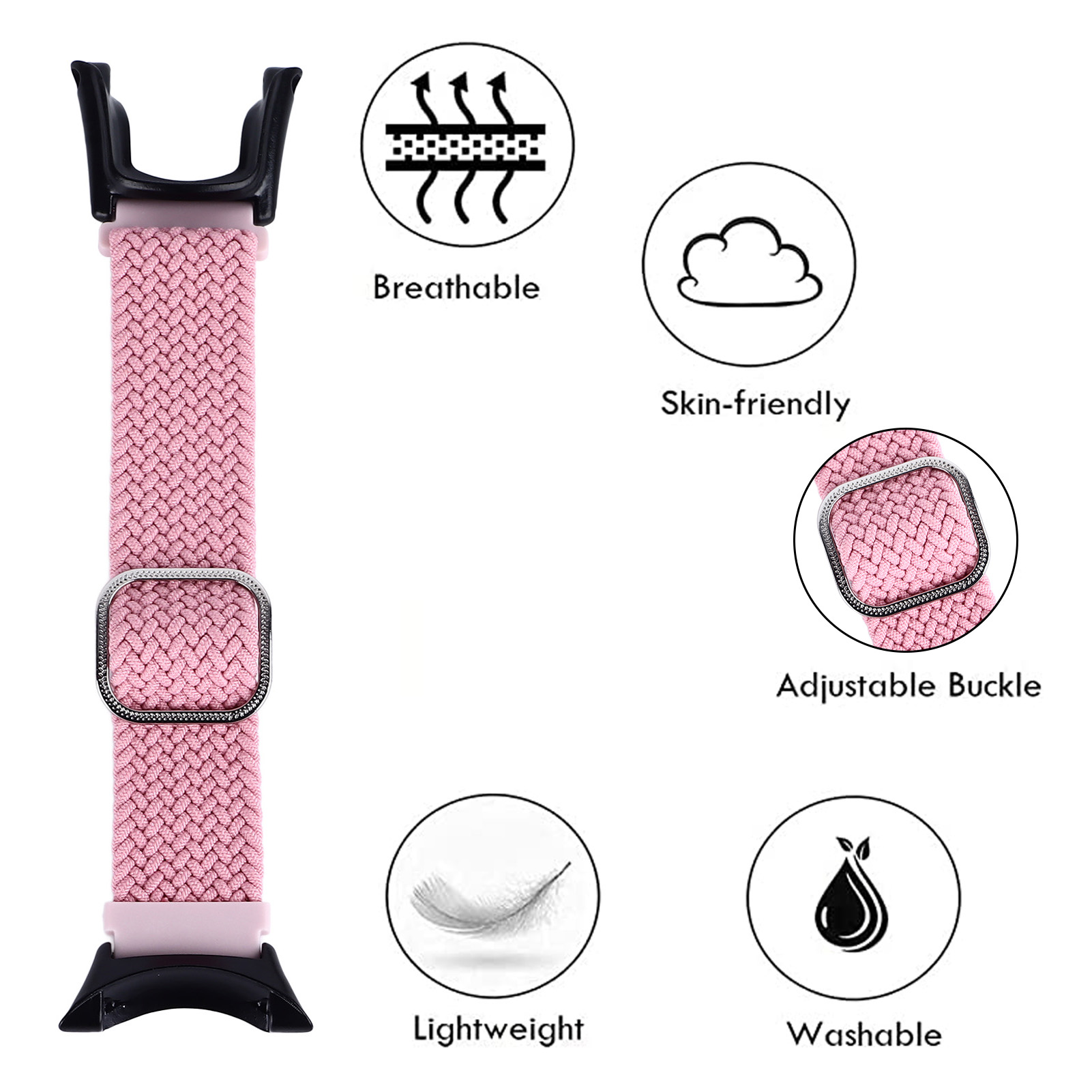 Cinturino in nylon per orologio cinturino in nylon cinturino da polso con cacciavite 2 pezzi - Foto 9 di 14