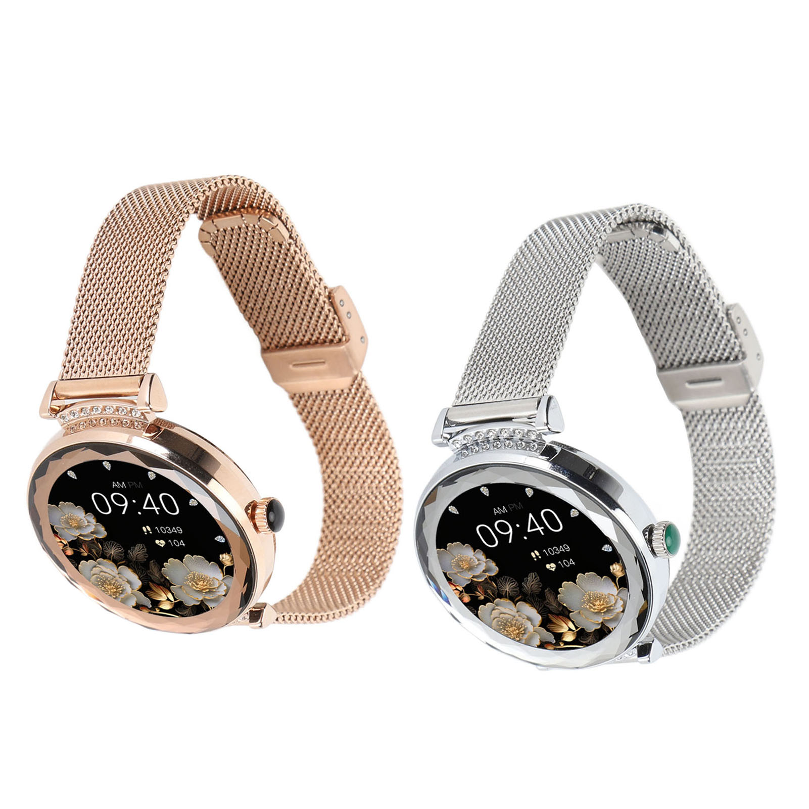 1.19in Smart Watch Pour Femmes Avec Rhinestone Smartwatch Call IP6 OBF - Zdjęcie 16 z 18