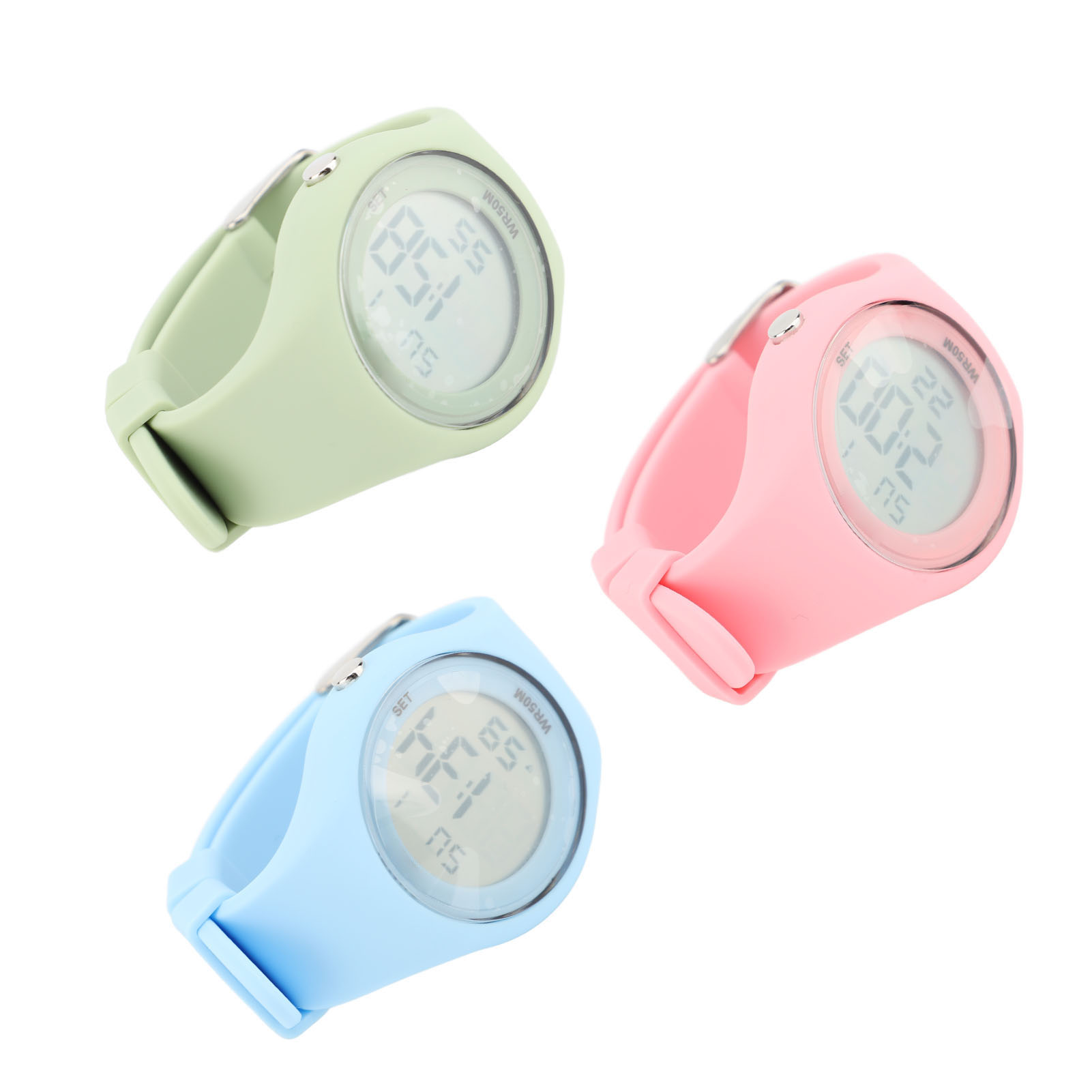 Kids Digital Watch Water Resistant Alarm Stopwatch EL Backlight Pedometer Ca OMO - Picture 24 of 31