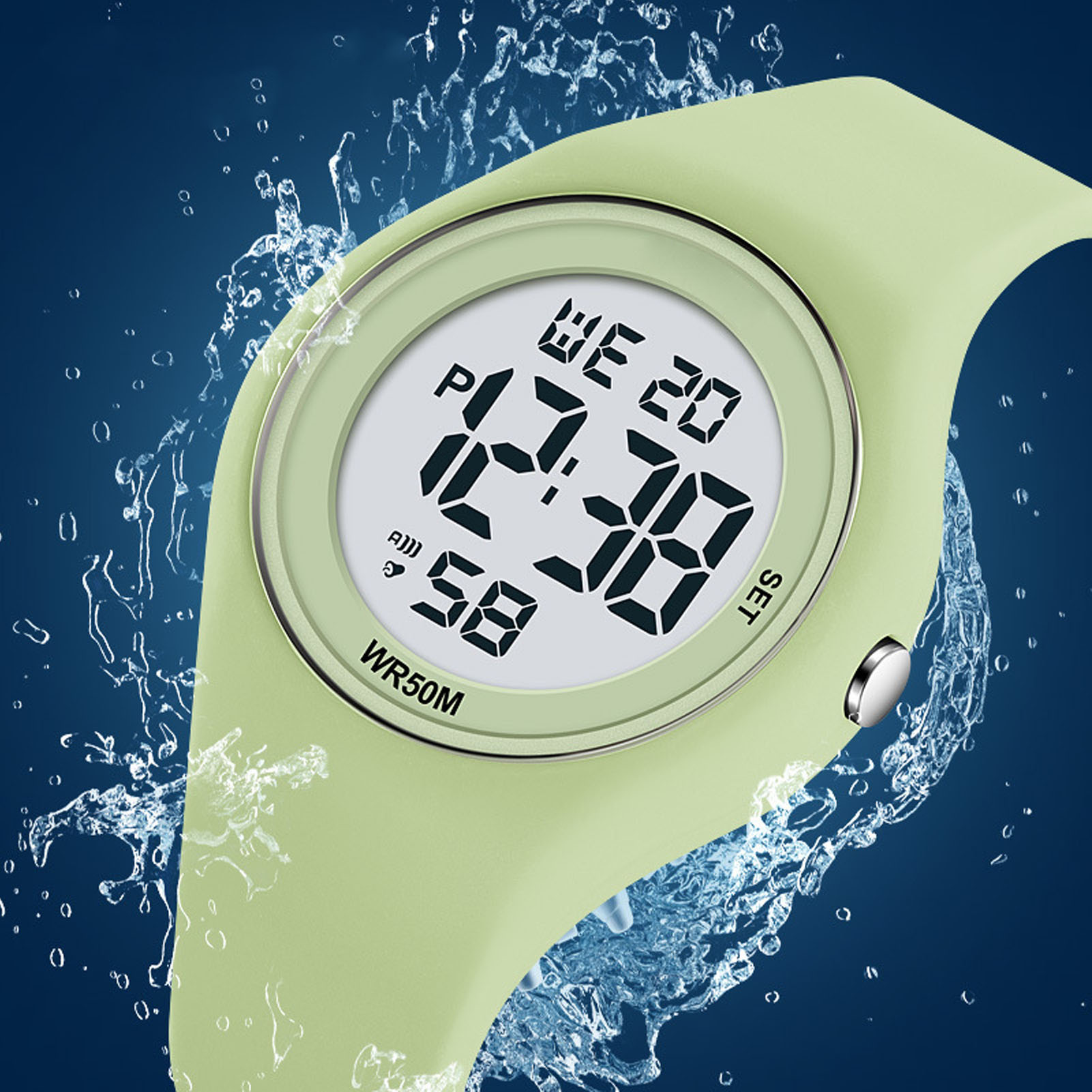Kids Digital Watch Water Resistant Alarm Stopwatch EL Backlight Pedometer Ca OMO - Picture 29 of 31