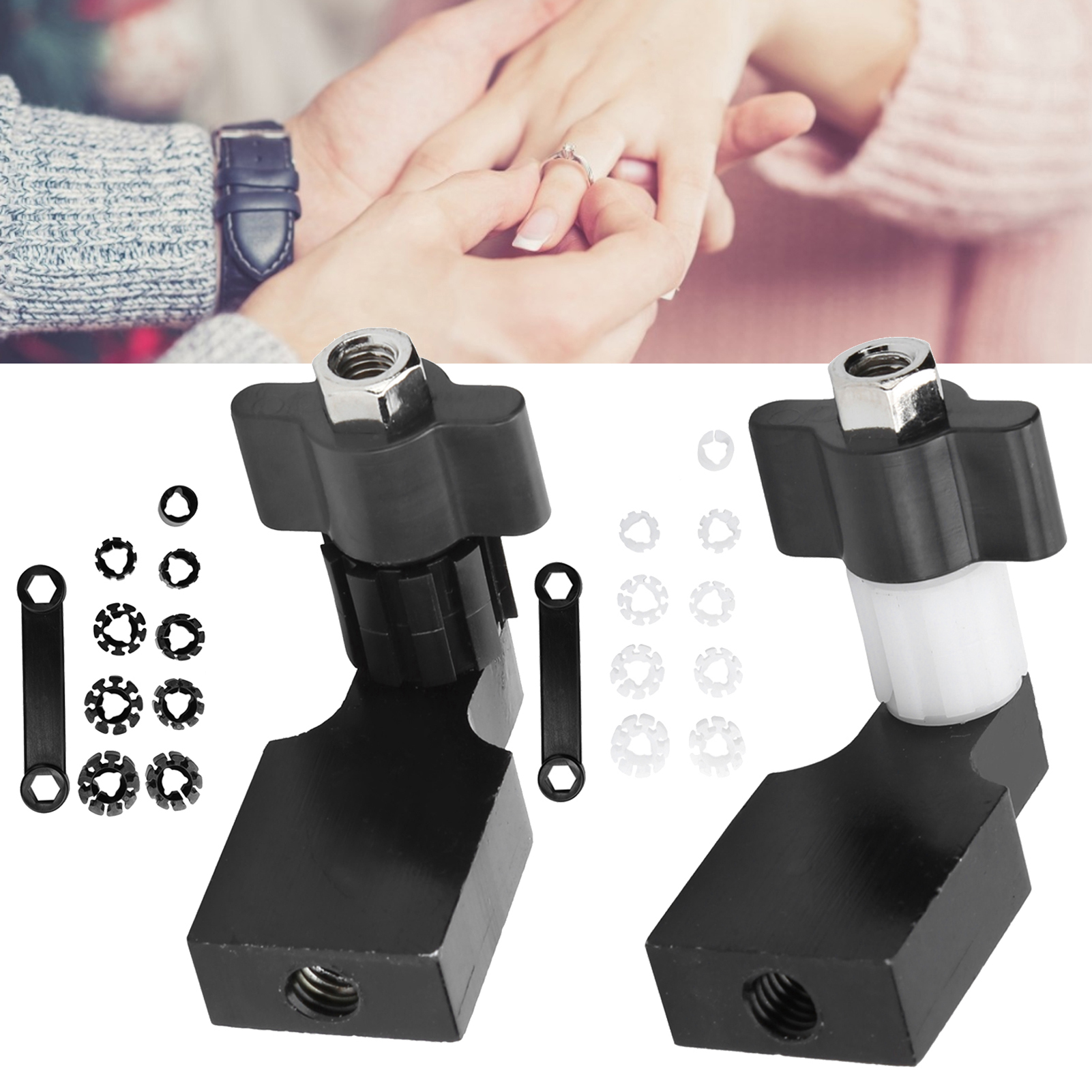 Ring Fixation Clamp Holders Bijoux Ring Fixed Setting Polissage Outil De Gravure - Photo 10 sur 14