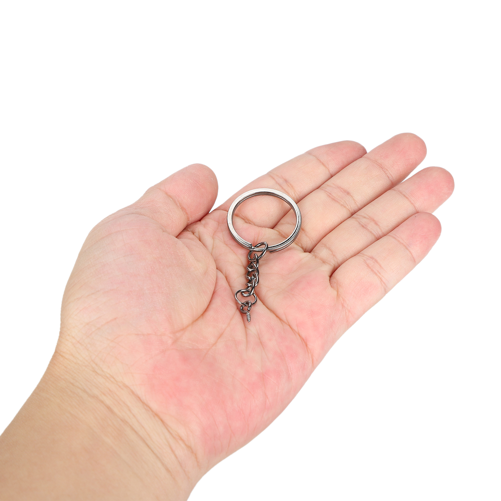 10pcs Key Ring With Chain Portable Metal Key Chain Eye Screw Jewelry Pen HR6 - Picture 26 of 37