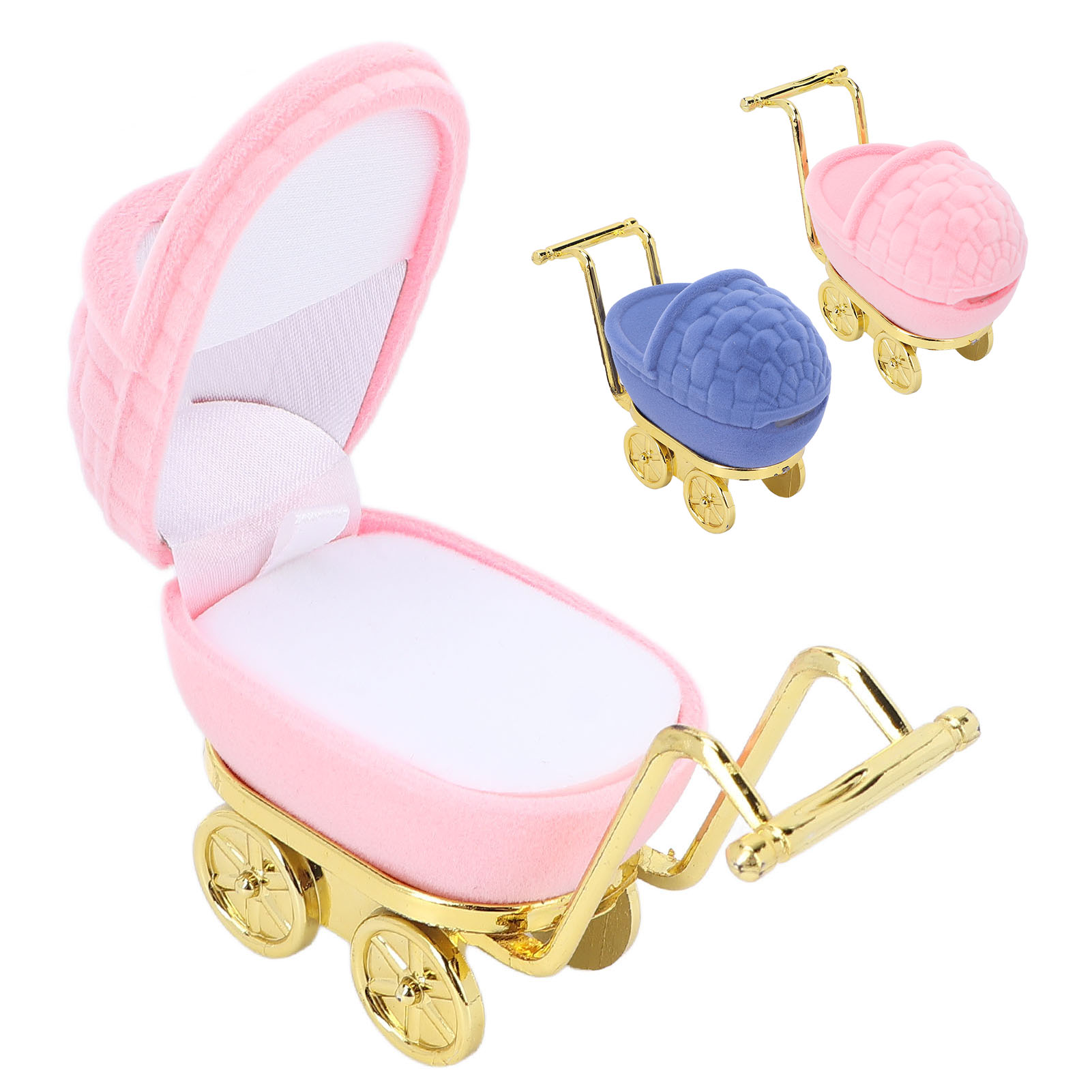 Kinderwagen Schmuckkästchen Personalisiert Schmuck Geschenk Organizer Ohrringe Hals  - Bild 25 von 28