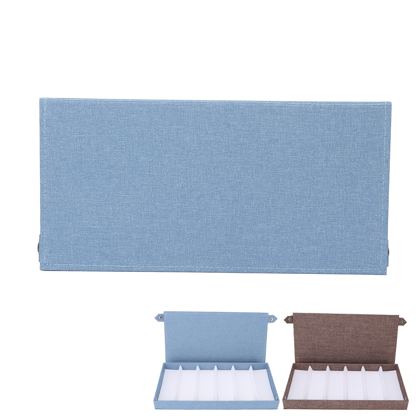 Eyeglasses Collector 6 Slots Multiple Eyeglasses Storage Case Box Organizer GEV - Picture 15 of 18