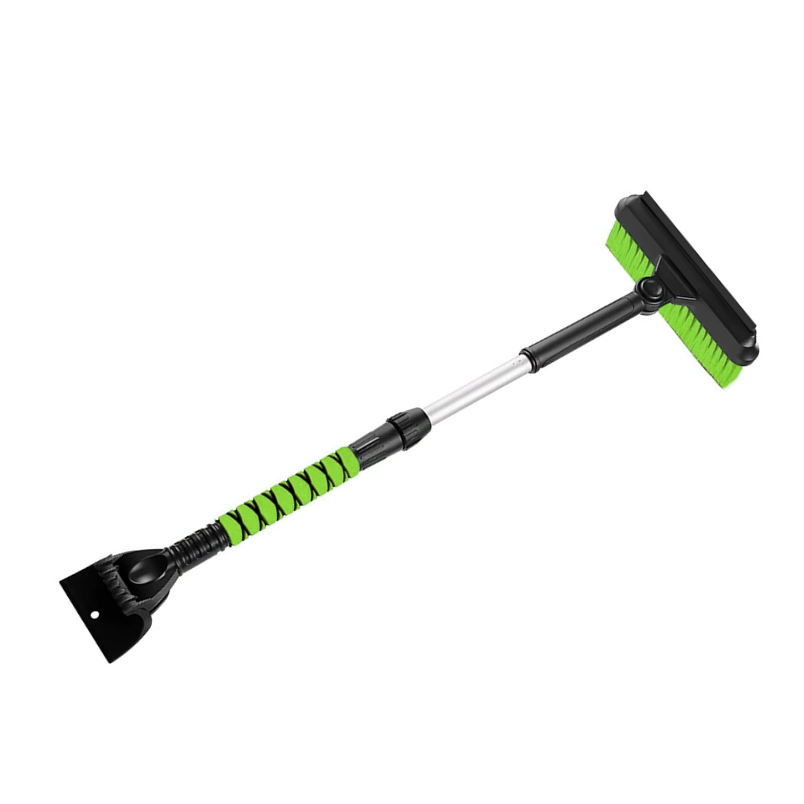Car Ice Scraper With Snow Brush Extendable Foam Grip