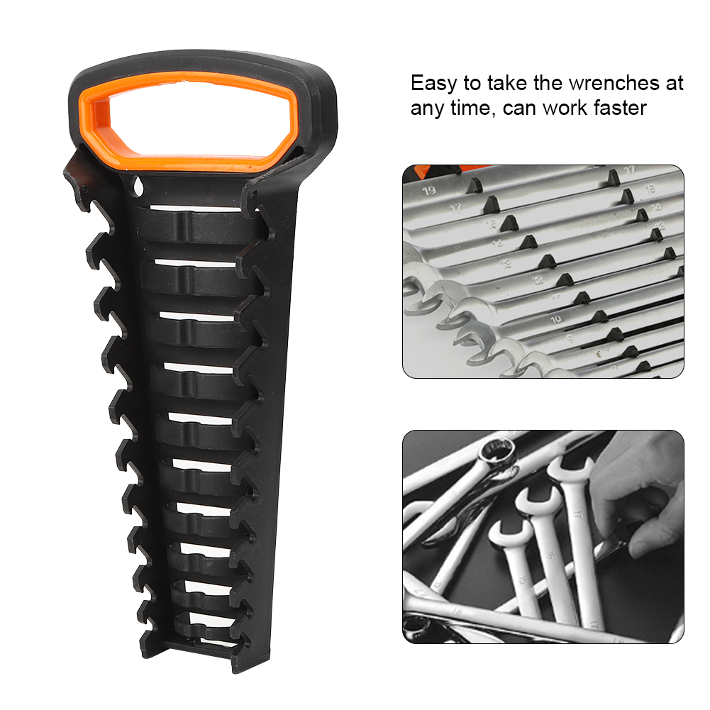 Wrench Sorter Holder Bracket Spanner Organizer Storage Tray Socket Wall Mounted