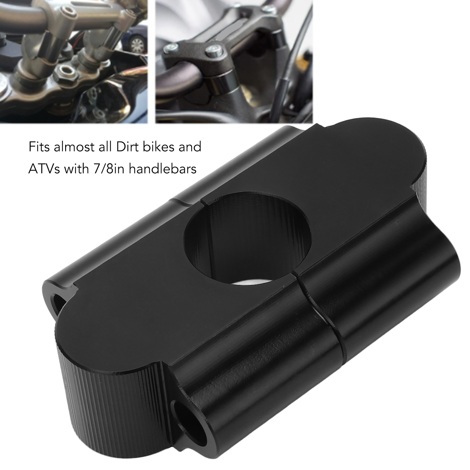 22mm Handlebar Riser Clamp 30mm Lifting Height Replacement For RM125