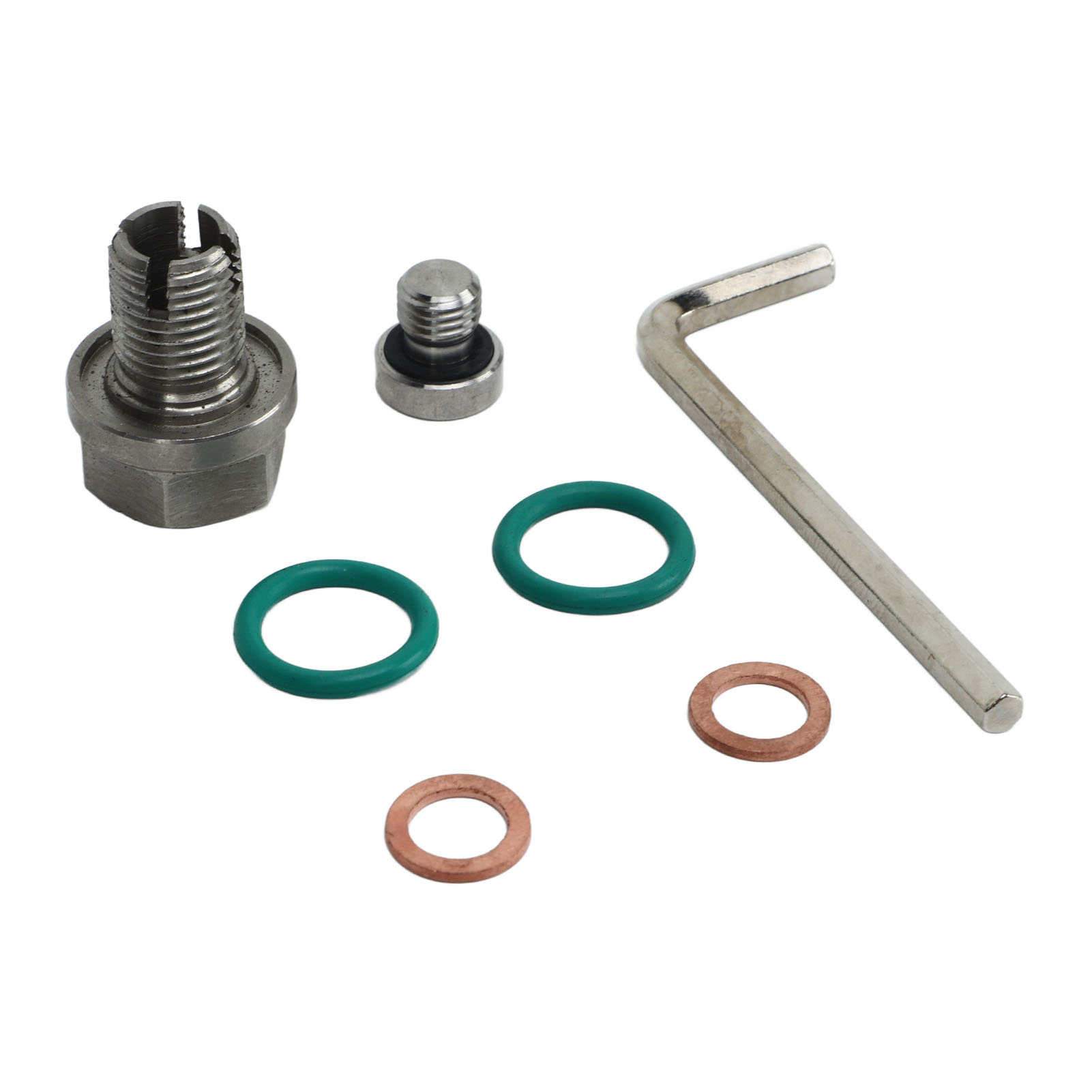 Oversize Piggyback Drain Plug Self Tapping Oil Pan Thread Repair Kit For Engine