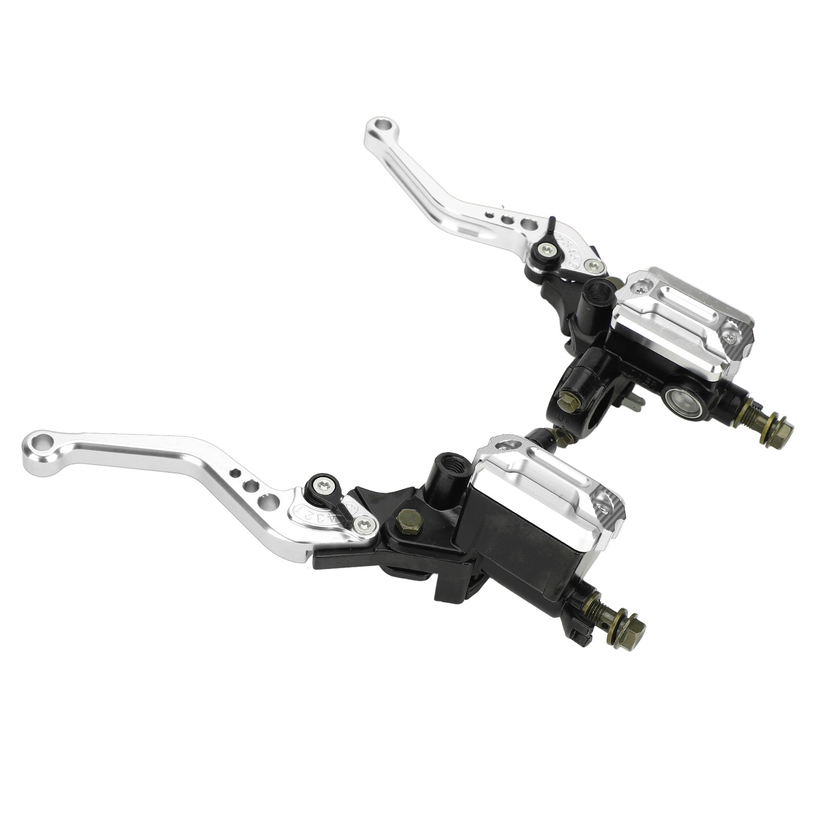 Kit Leviers d'embrayage de frein hydraulique moto alliage d'aluminium poignée de levier de frein - Photo 17/18