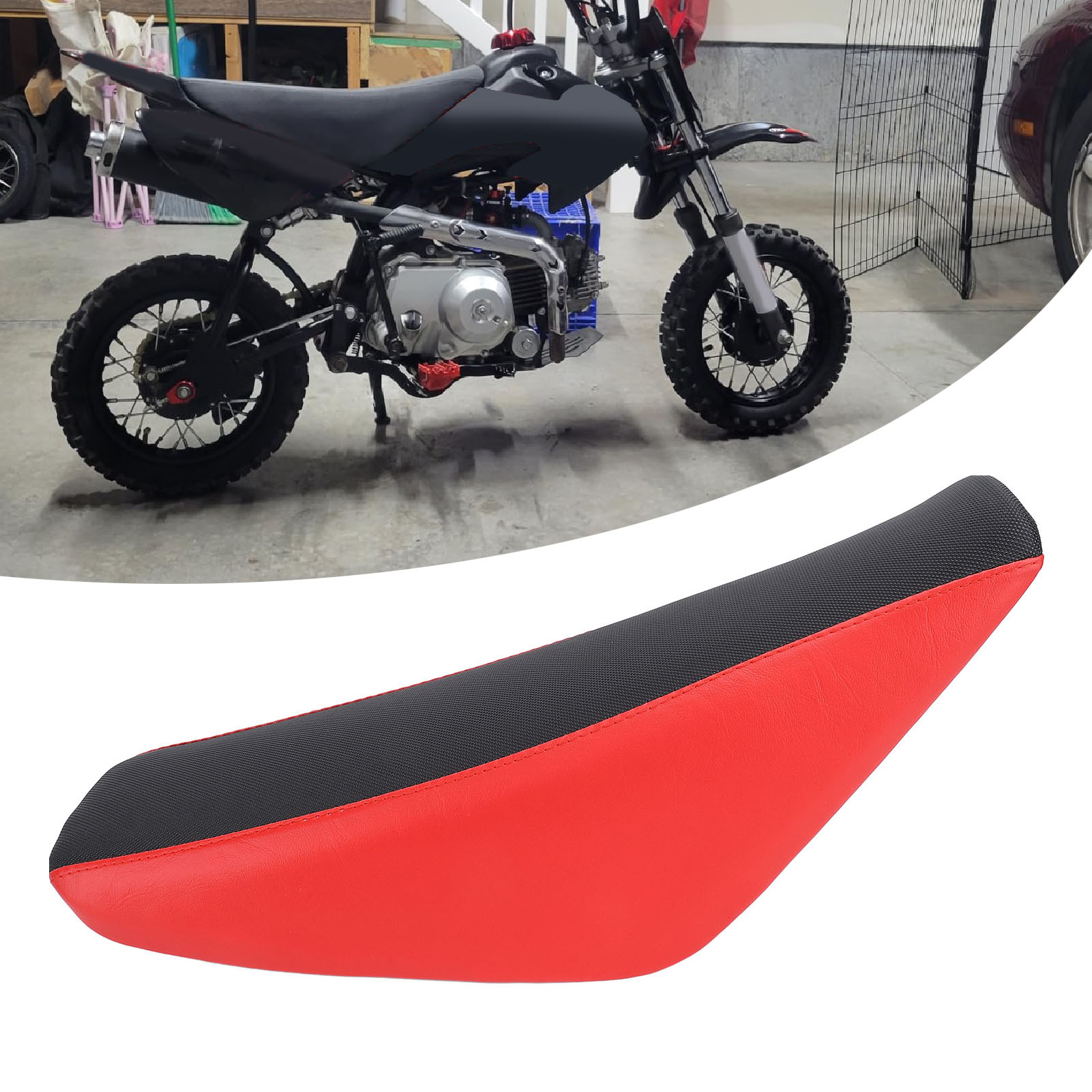 Motorrad Großer Schaumstoffsitz Dirt Bike Flacher Schaumstoffsitz Stabiler - Bild 27 von 28