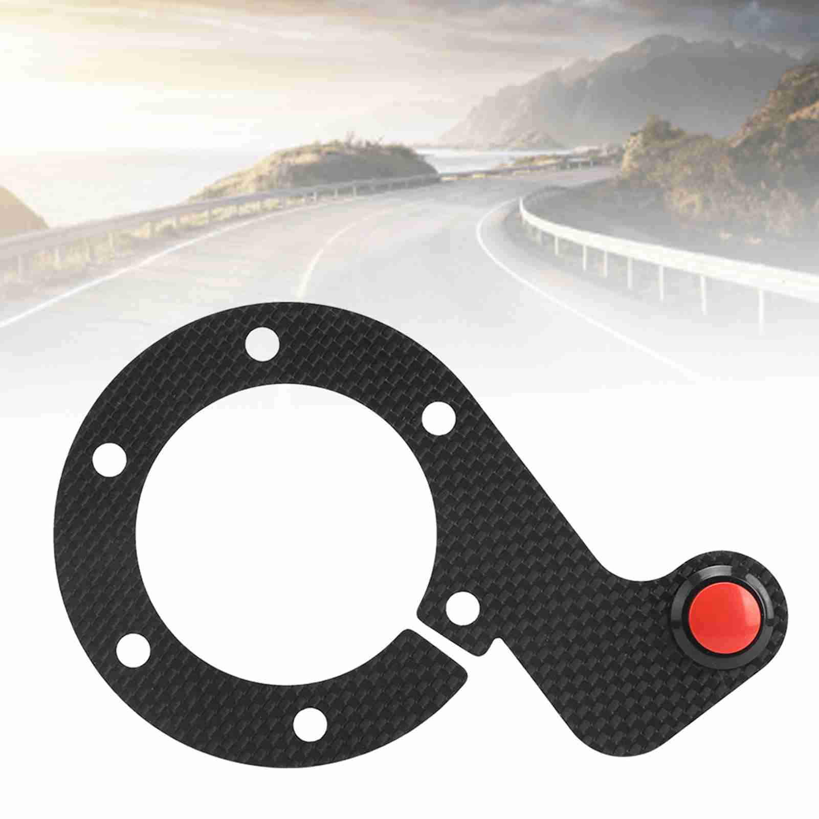 Carbon Fiber External Horn Button Kits Steering Wheel Horn Button for //N - Picture 8 of 13
