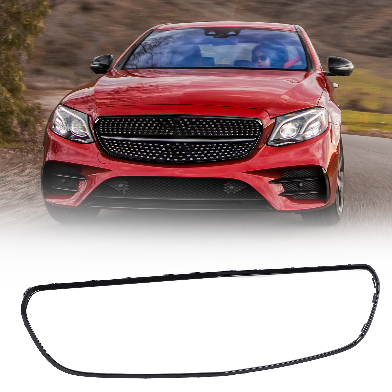 Front Bumper Grill Surround Trim 2138850200 Replacement for E‑Class W213 C238 AM - Picture 17 of 18