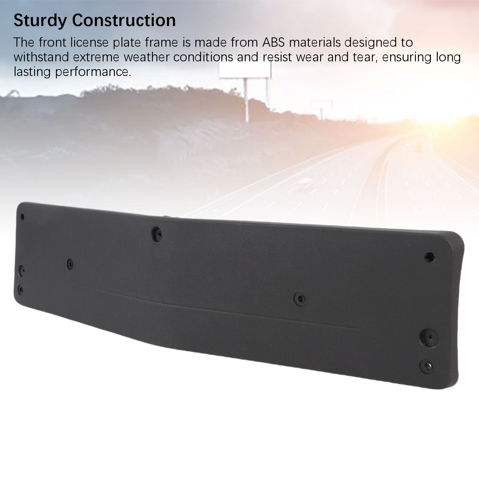 Front License Plate Holder A2118170178 Precise Fit Anti Crack