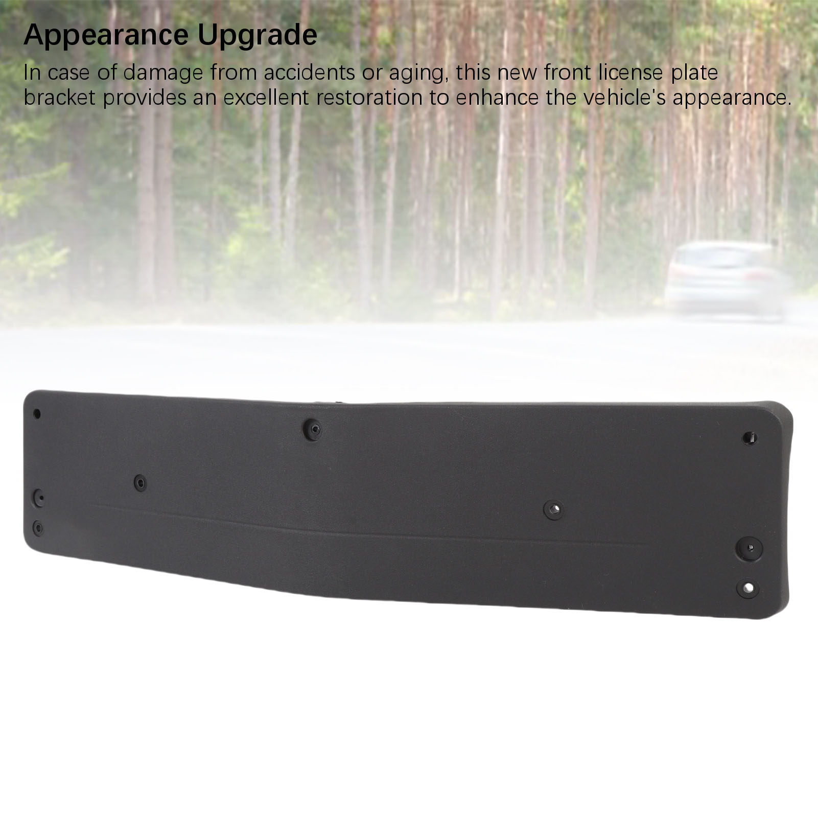 Front License Plate Holder A2118170178 Precise Fit Anti Crack