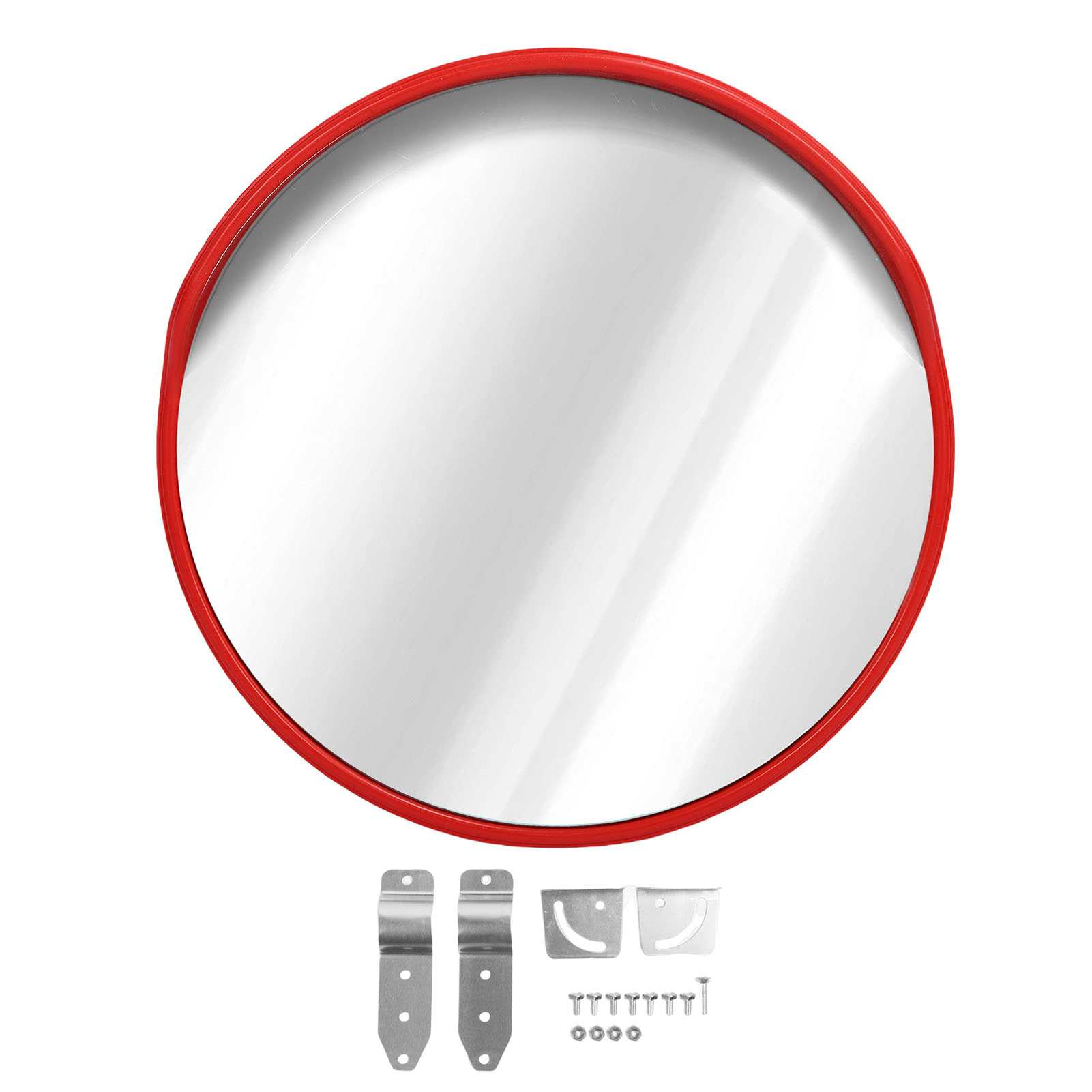 Outdoor Security Mirror Wide Angle Curved Surface Convex Traffic Mirror for Driv - Foto 14 di 21