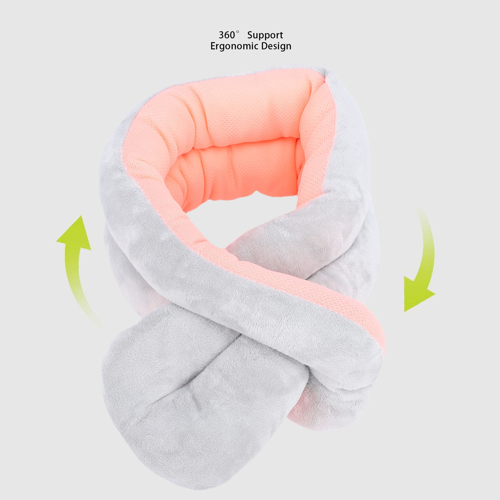 Cuscino Collo Auto Cuscino Viaggio Memory Foam Compatto Design Ergonomico per Viaggio - Foto 26 di 28