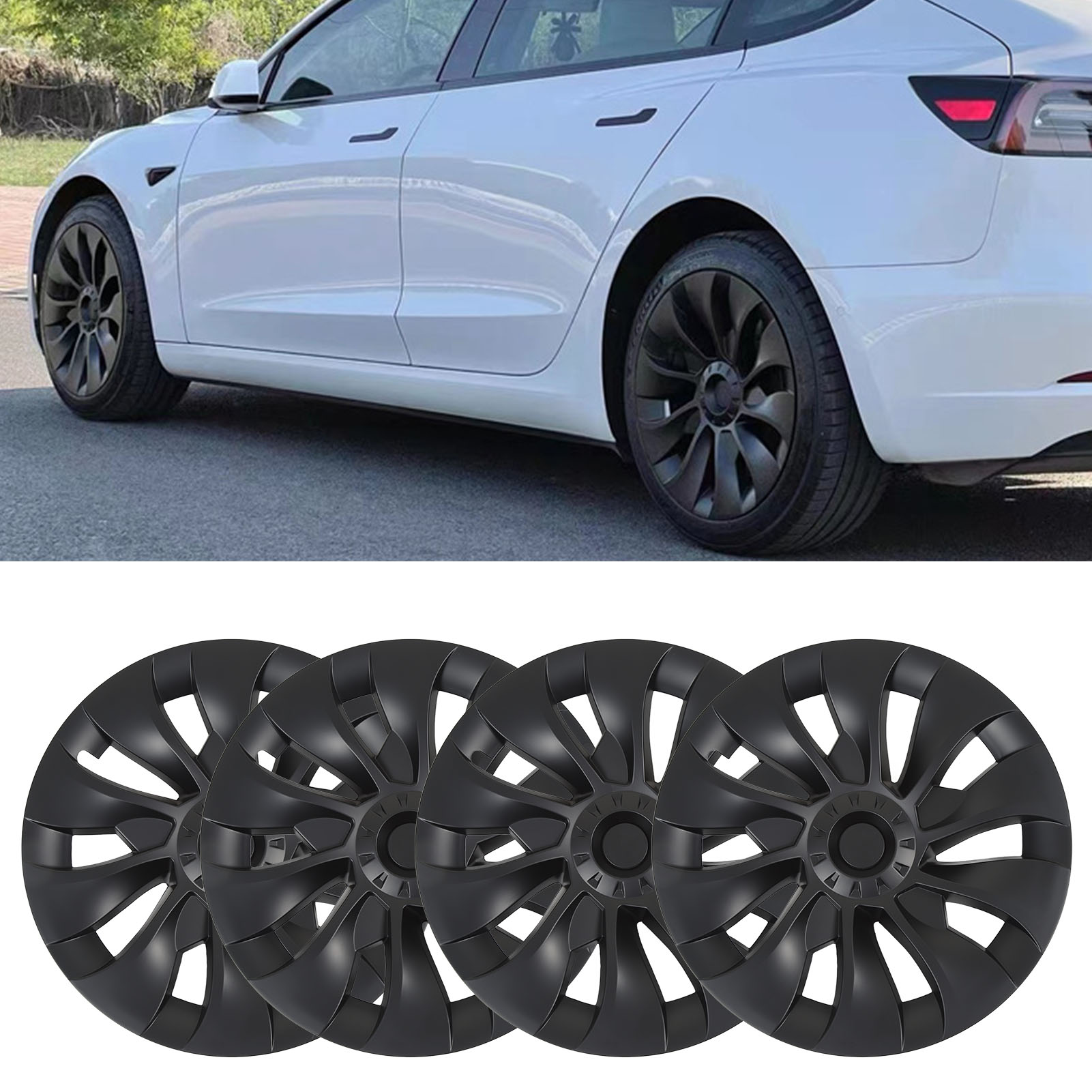 18 Inch Wheel Cover Hubcap 4Pcs Wheel Hub Caps Rim Protector ...