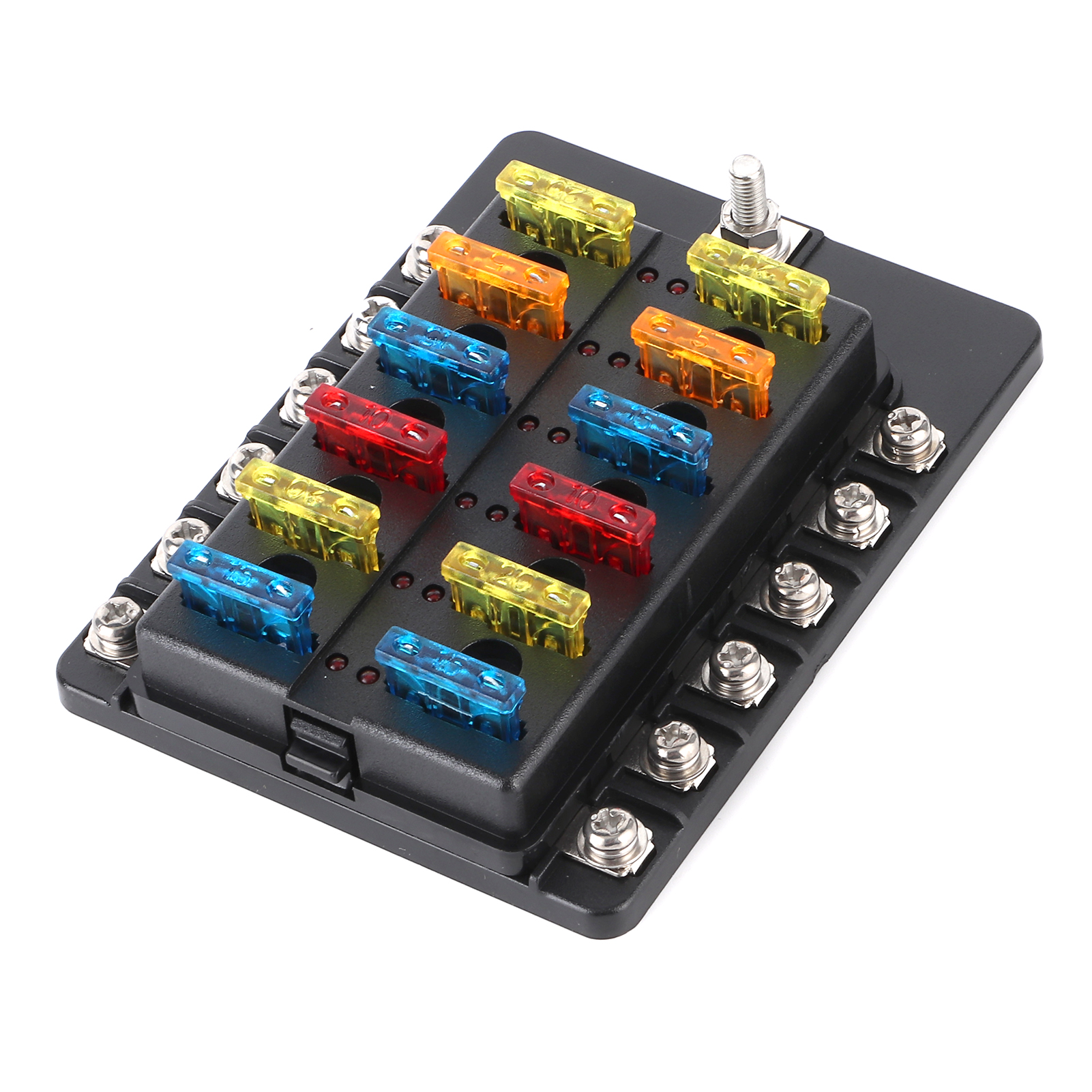 New Way Fuse Box Blade Fuse Block Holder With Led Indicator