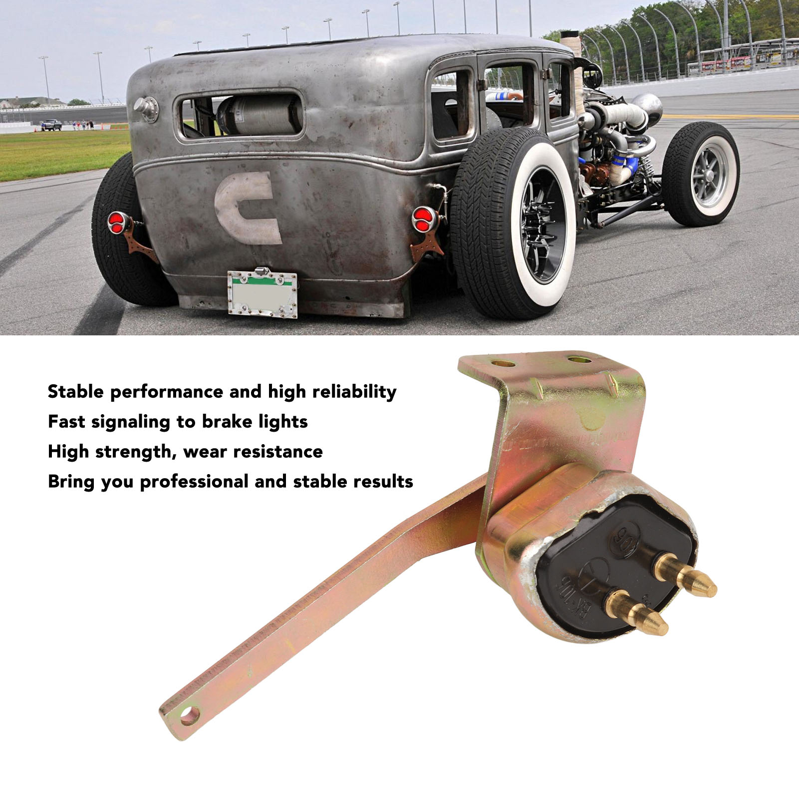 Car Hydraulic Brake Light Switch Fast Response Compact Strong Structure