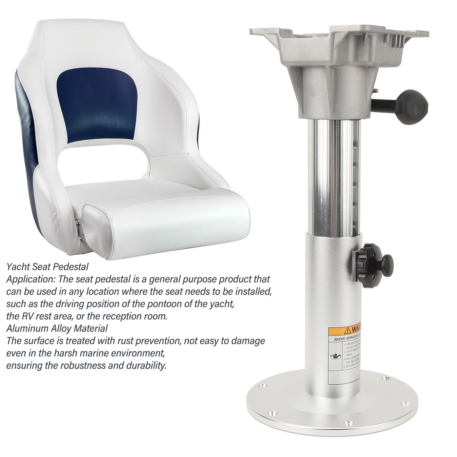pedestal DAB brrrsos yokosquad着用　未使用 360 Degree Swivel Boat Seat Pedestal For Yacht Marine ZMXX | eBay