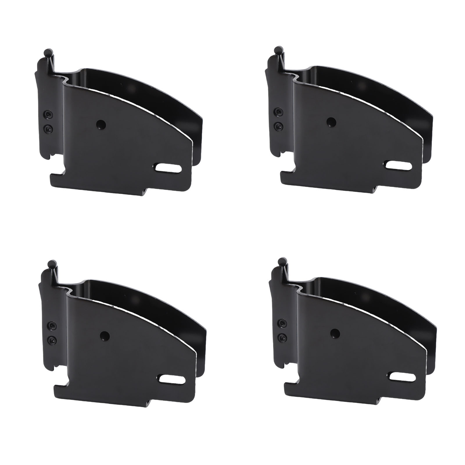 4PCS E Track Wood Beam End Socket Heavy Duty Storage Bracket For Trailer Cargo - Picture 17 of 18