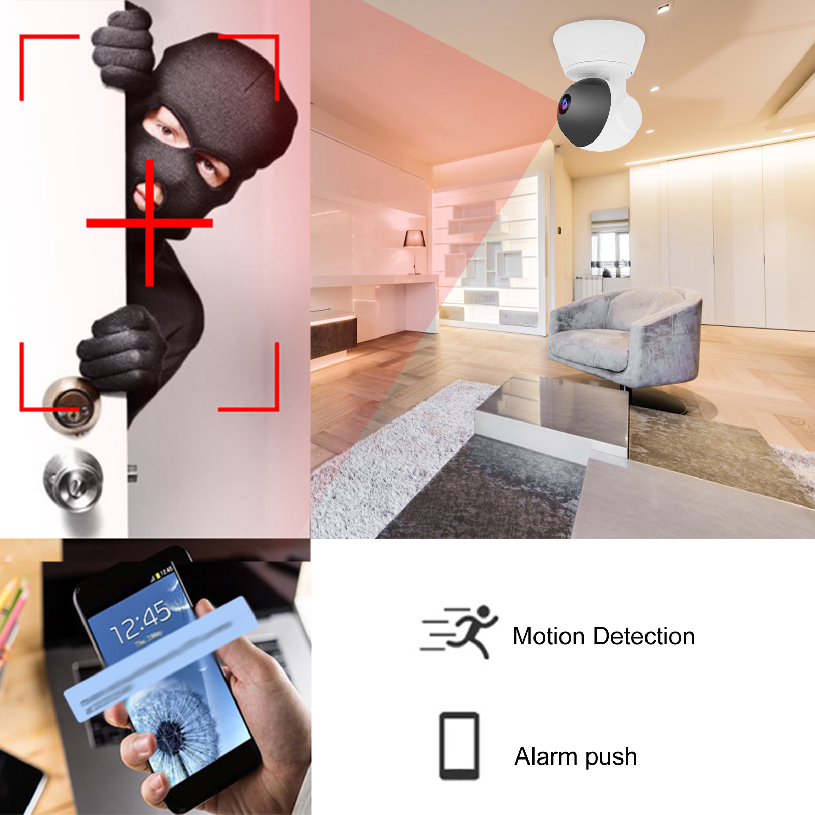 HD IP Wireless Camera WIFI Infrared Night Vision 2‑way Audio Remote Controll EOM - Picture 17 of 21