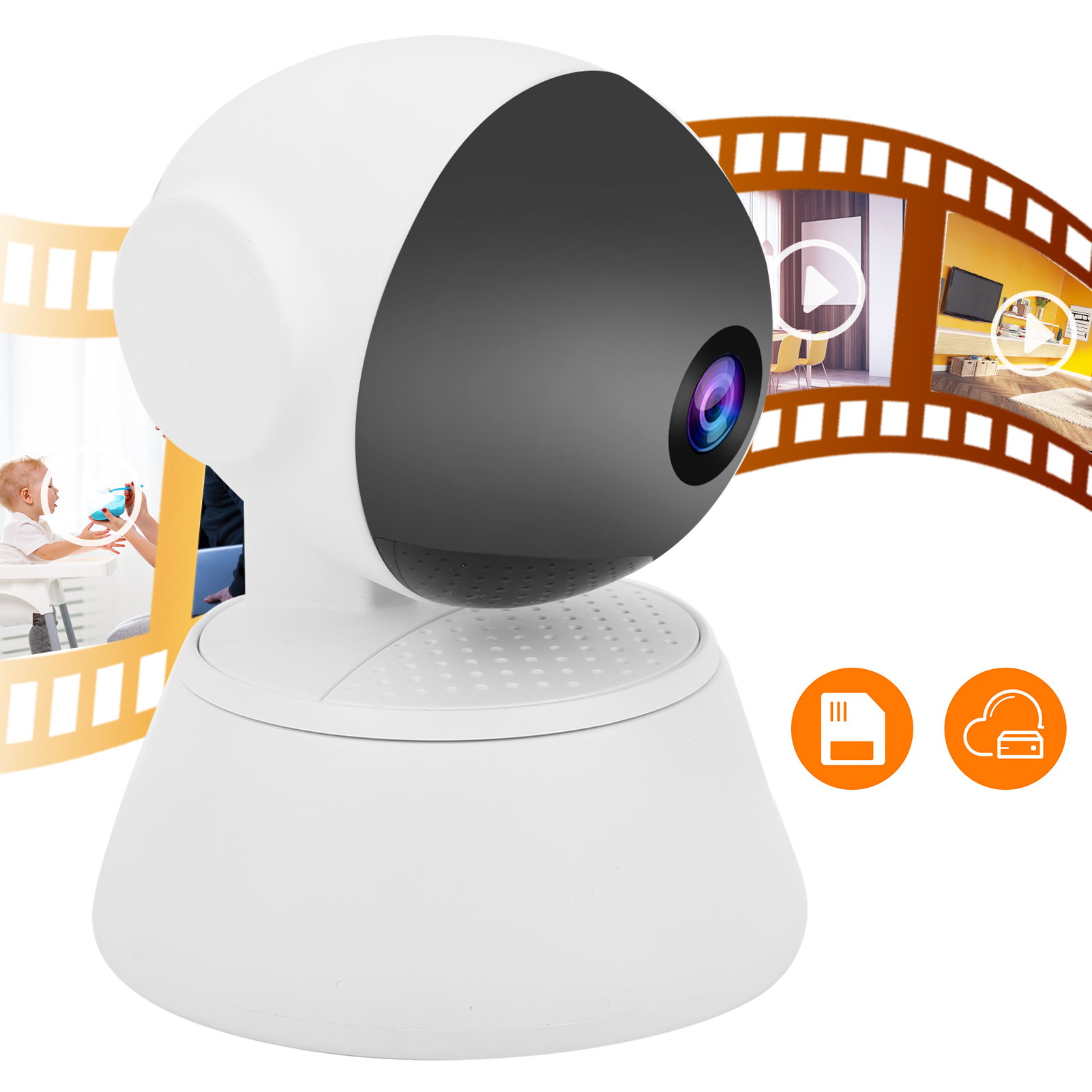 HD IP Wireless Camera WIFI Infrared Night Vision 2‑way Audio Remote Controll EOM - Picture 15 of 21