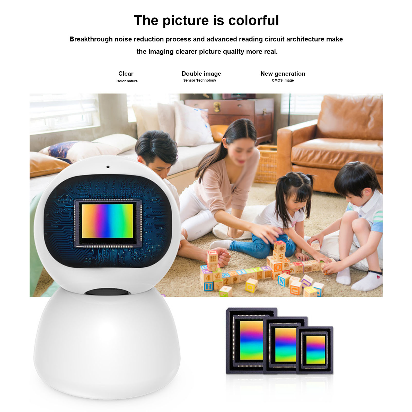 2MP WIFI Dual Lens Camera Robot Surveillance Infrared Night Vision 2‑Way Aud - Picture 14 of 21