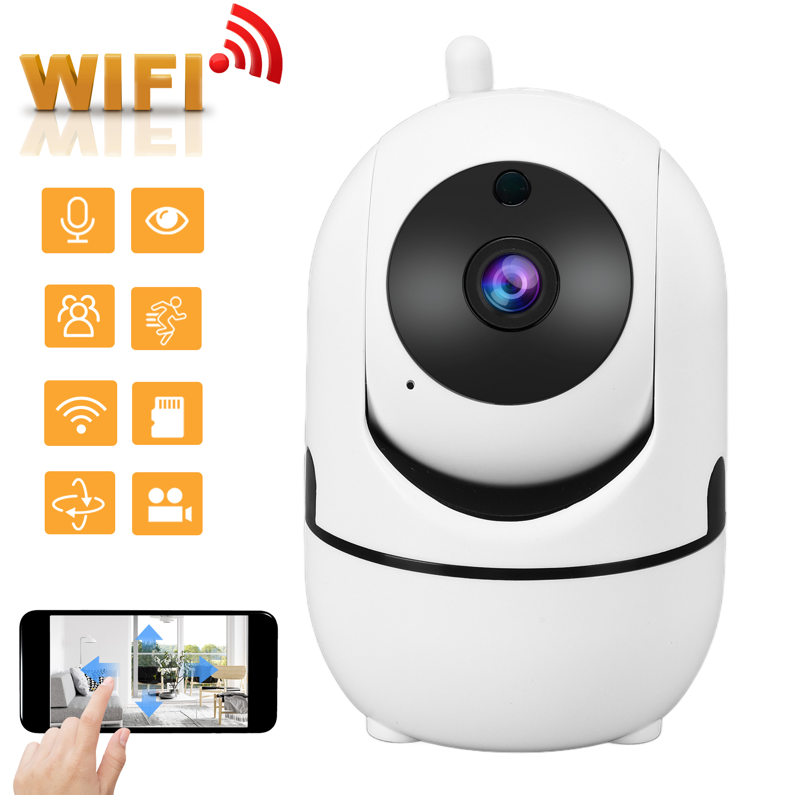 720P WiFi IP Camera Wireless Security Camera Nig-ht Vis-ion Motion Detection SAL - Bild 32 von 33