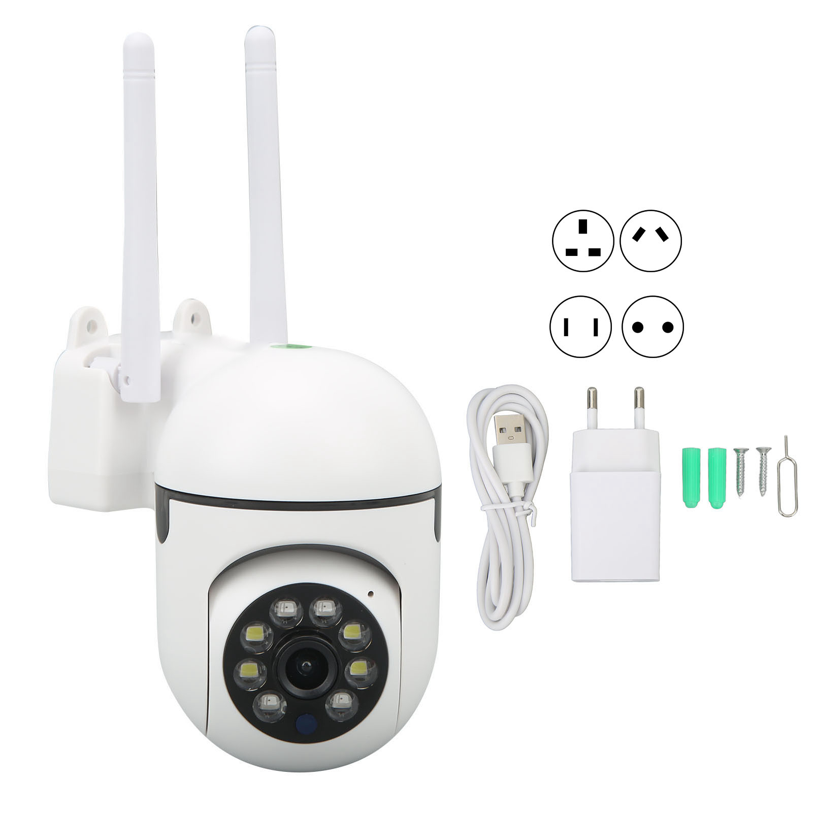 Smart Security Camera Wireless WiFi Indoor Surveillance Camera Infrared Nigh - Picture 18 of 24