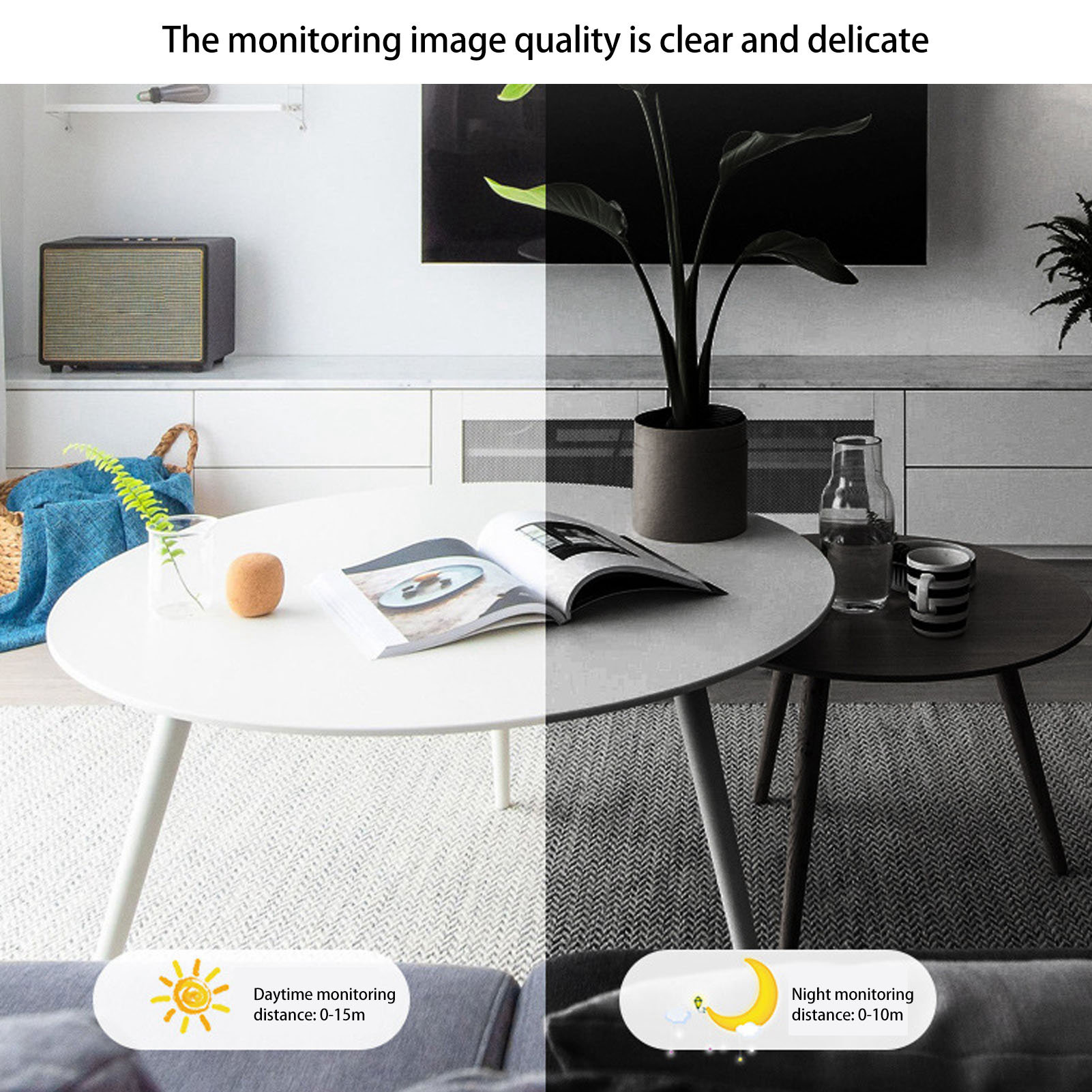 Smart Security Camera Wireless WiFi Indoor Surveillance Camera Infrared Nigh - Picture 23 of 24