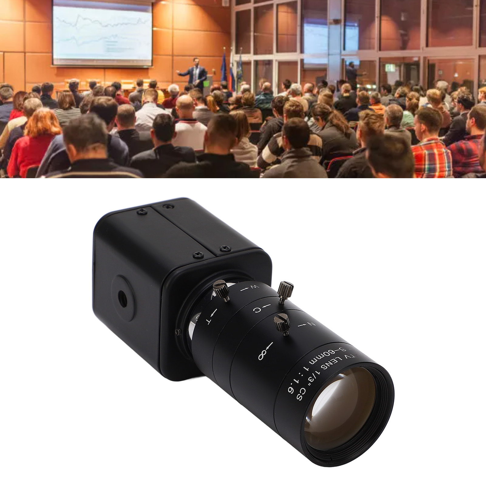 1080P 2MP HD Video Output Camera With CCTV Lens For Video Conference Live Str FY - Afbeelding 25 van 28