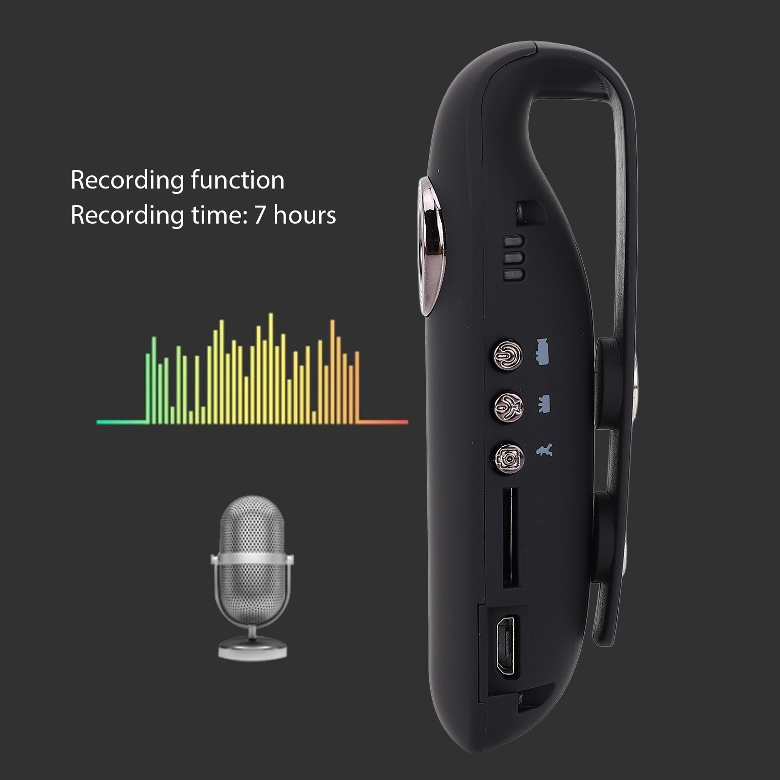 1080P HD Mini Wearable Camera 2MP Motion Detection 560mAh Battery Body Worn