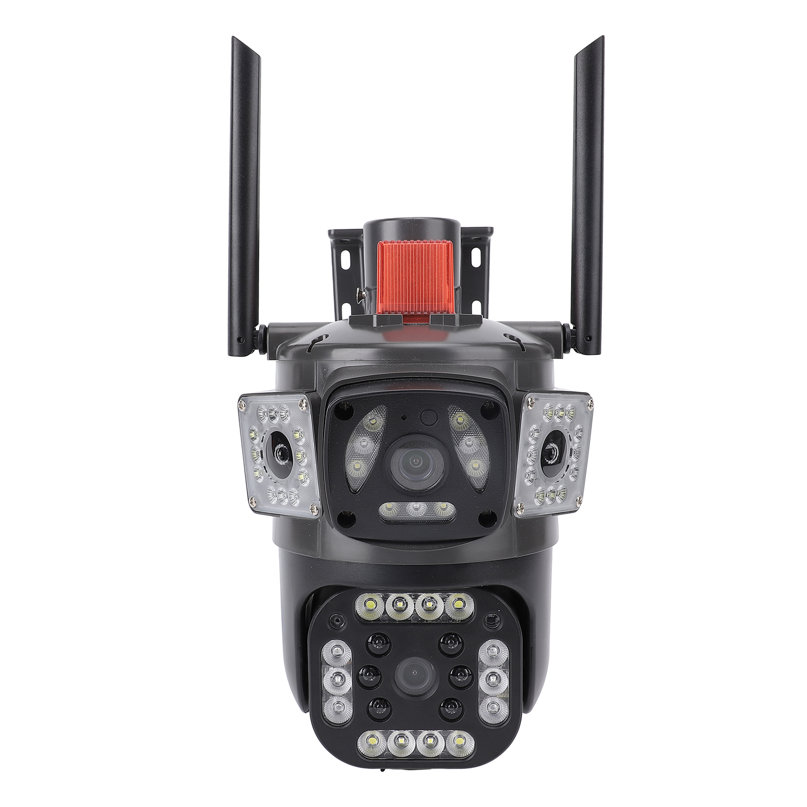 Triple Lens Security Camera Auto Tracking 360° Panoramic 2.4G WiFi Side Cam Set - Picture 25 of 30