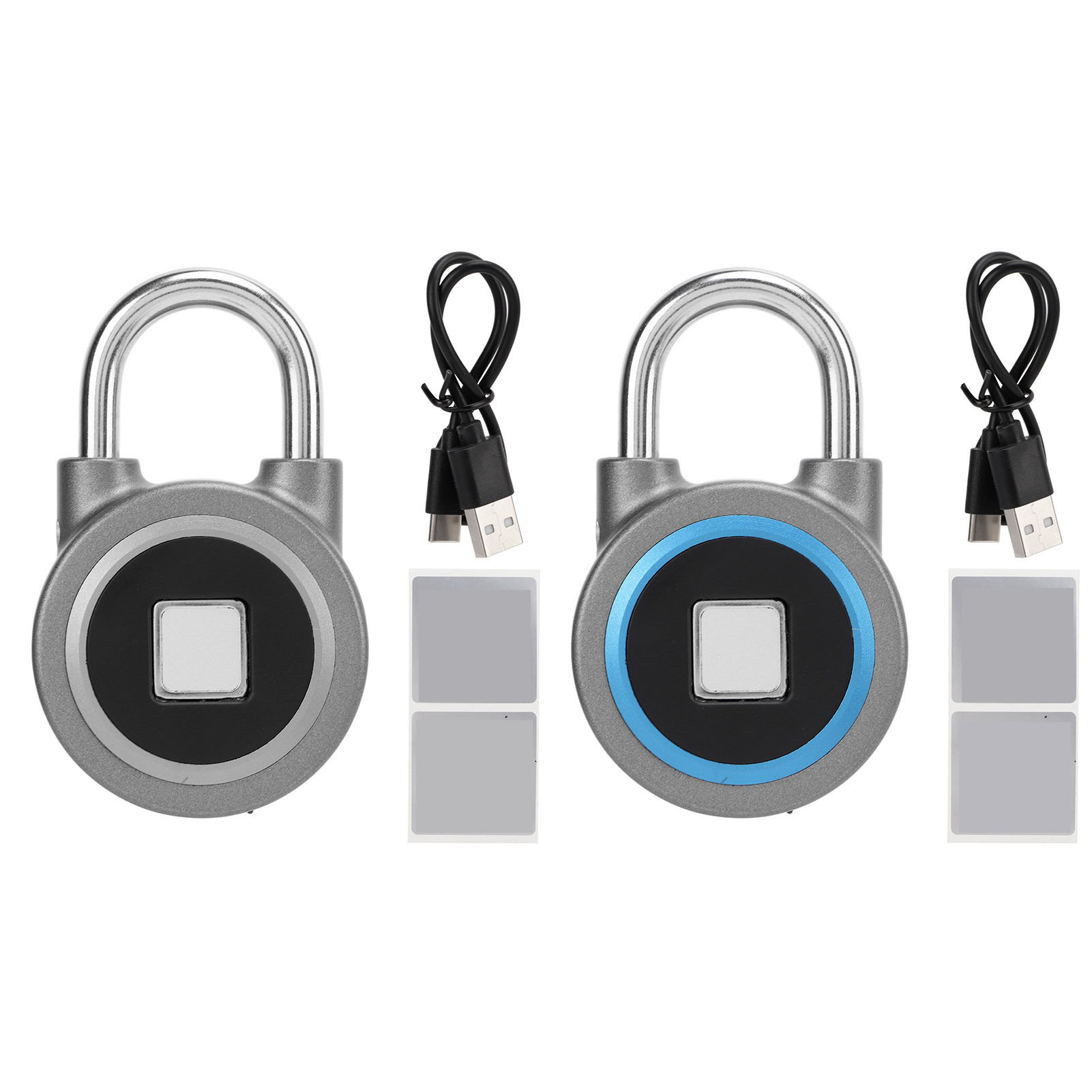 Fingerprint Padlock USB Charging Remote Authorization Unlocking Lock For Gym FY - Zdjęcie 24 z 28