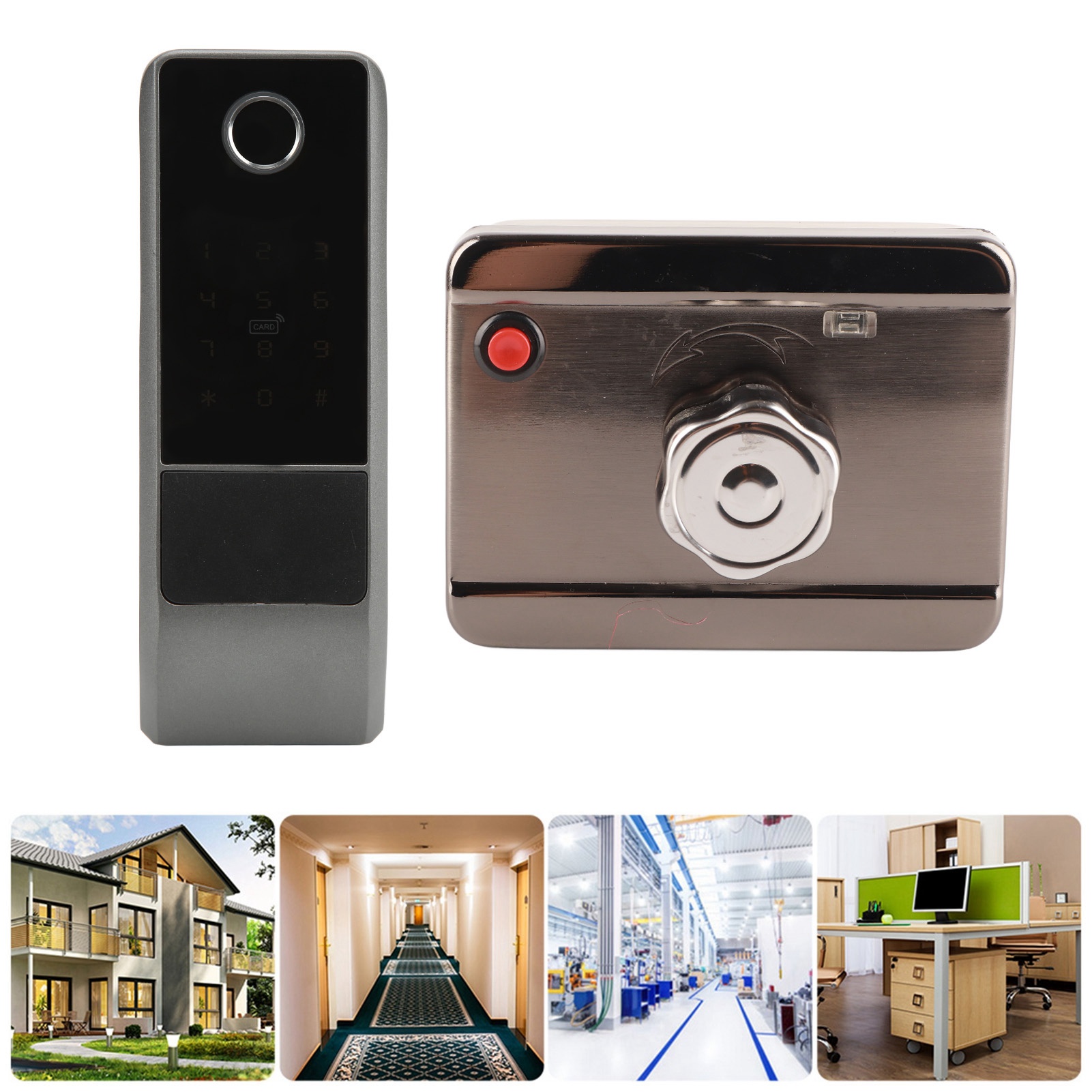 Security Electronic Smart Lock Fingerprint Keyless Entry Door Lock For Home - Picture 13 of 21