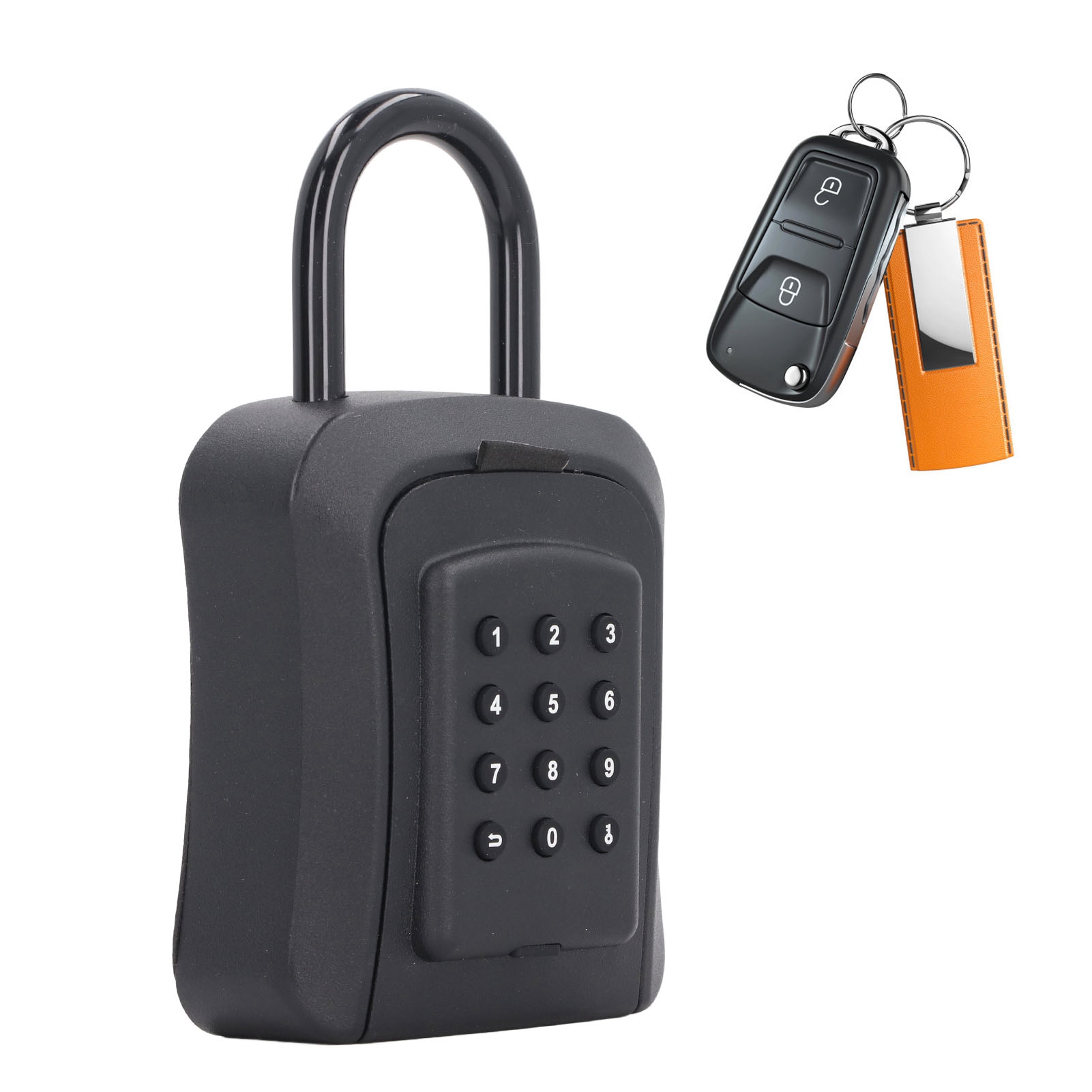 Key Lock Box Six-digit Password Wall-mounted Combination Keypad Storage Box - Picture 28 of 31