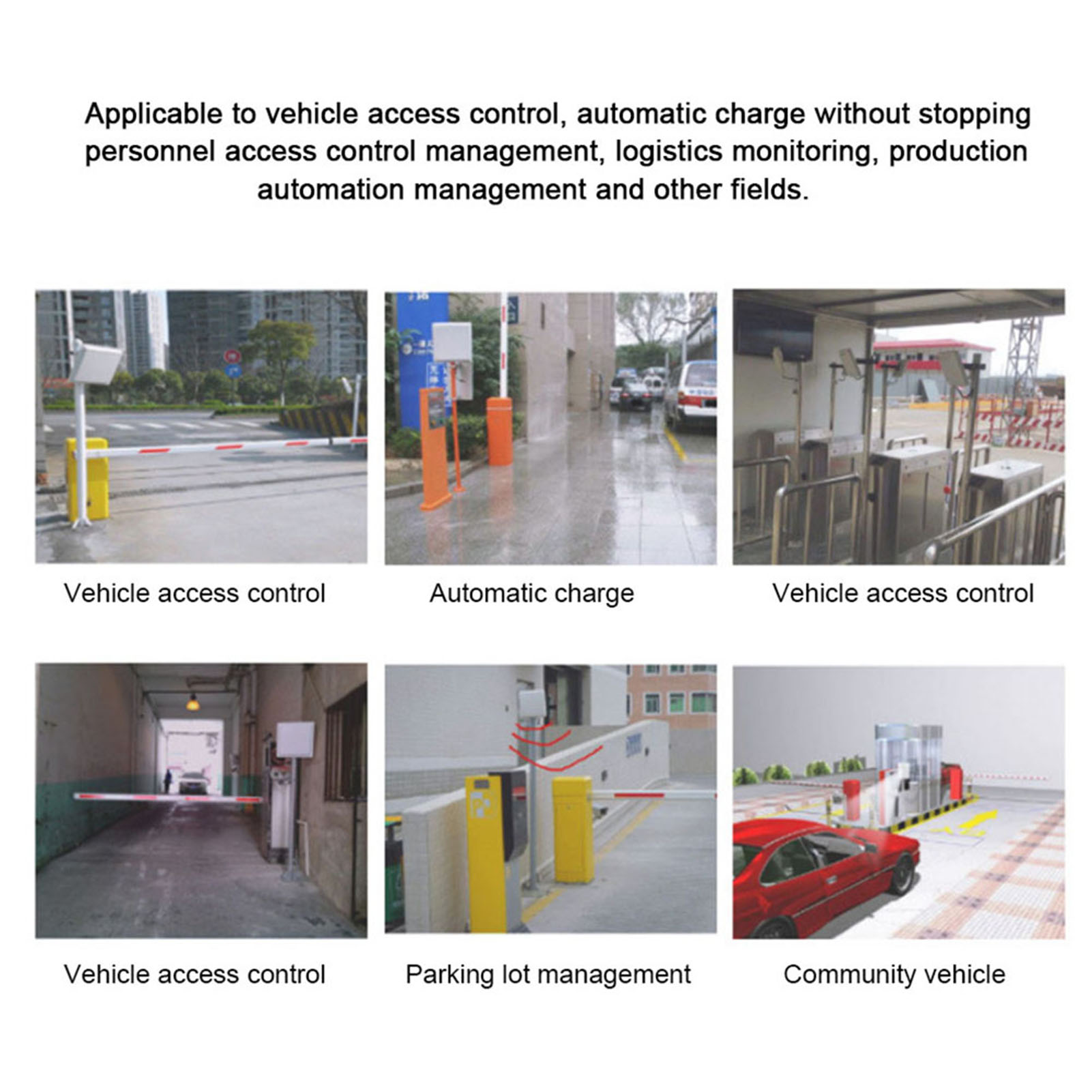 Waterproof UHF 32.8ft Long Range Card Reader For Parking System Access C CB - Afbeelding 24 van 29
