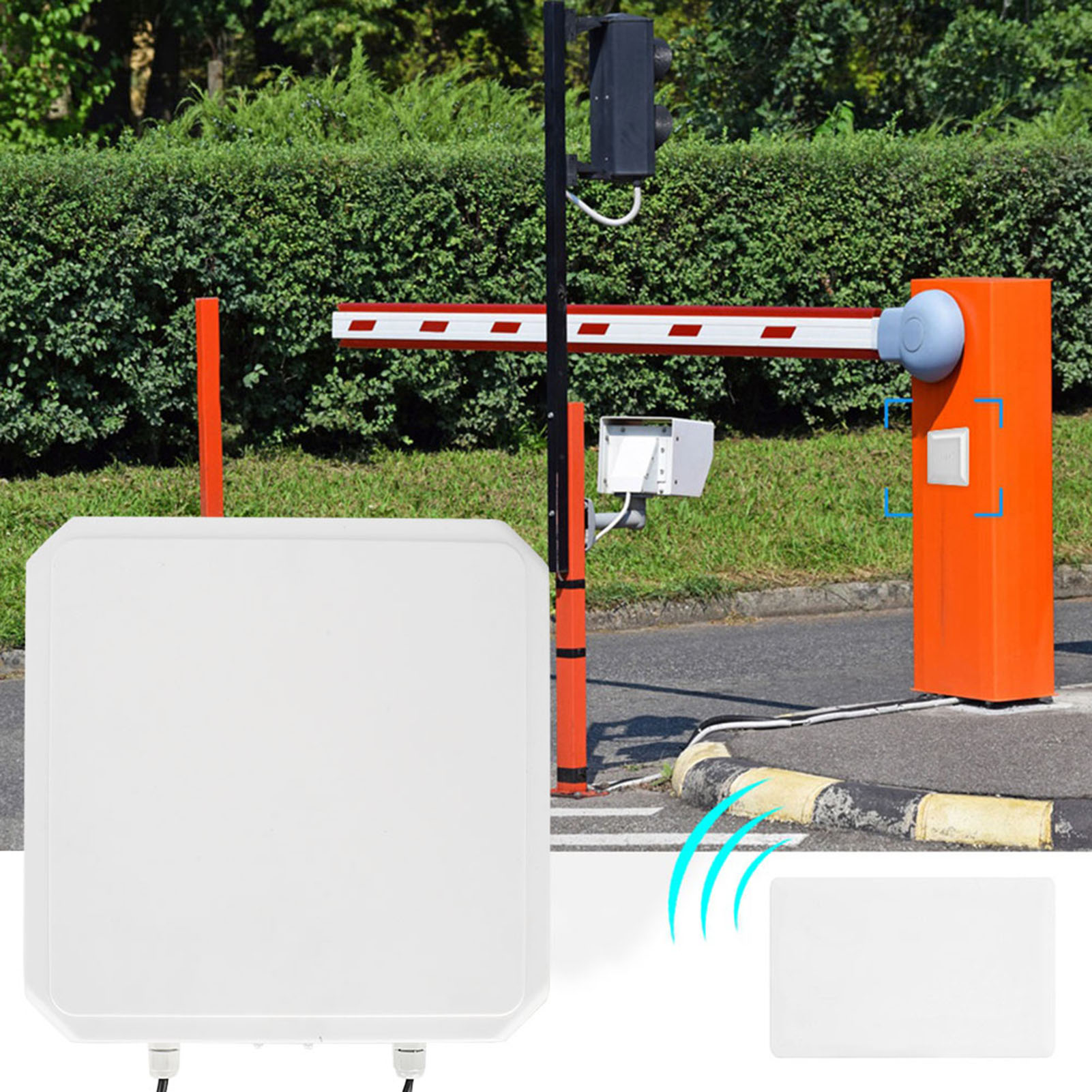 Waterproof UHF 32.8ft Long Range Card Reader For Parking System Access TPG - Zdjęcie 24 z 29