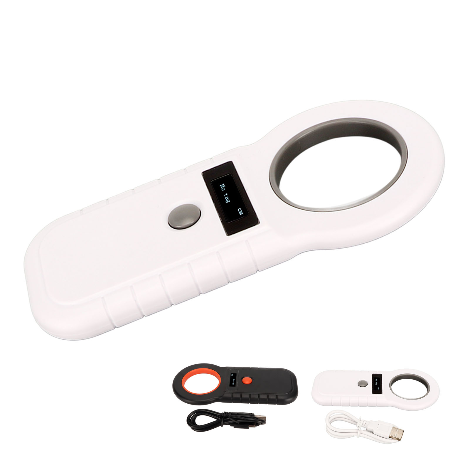 Reader Handheld 134.2Khz 125Khz Portable Animal Microchip Scanner Tag Re CB - Afbeelding 24 van 28