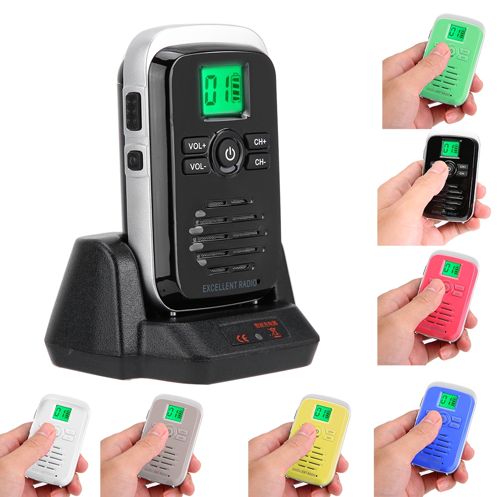 Q3 FM ABS Mini Wireless Walkie Talkie 110-240V 400-470MHZ Waterproof Ultra-Th CB - Zdjęcie 21 z 21