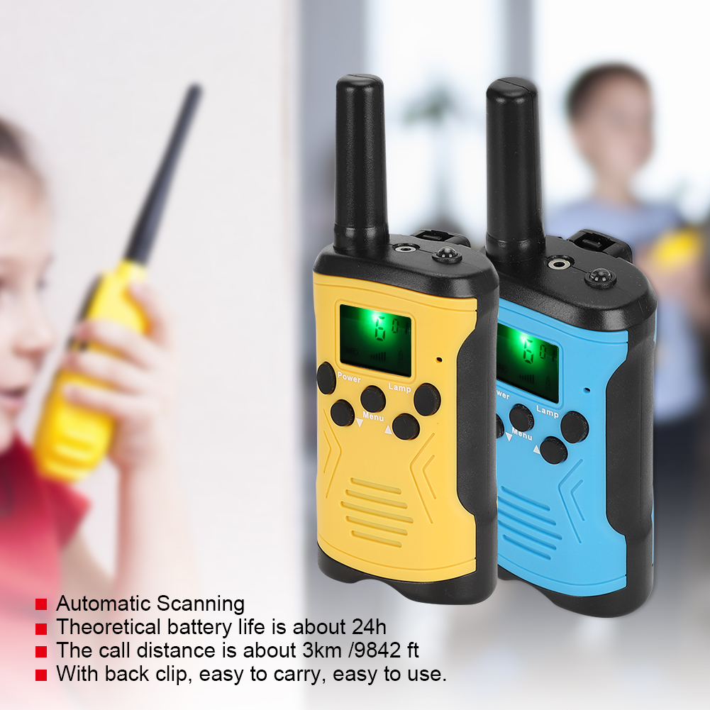 T50 2x Dziecięce Walkie Talkie Outdoor Walky Talky Toy 3KM CB - Zdjęcie 13 z 16