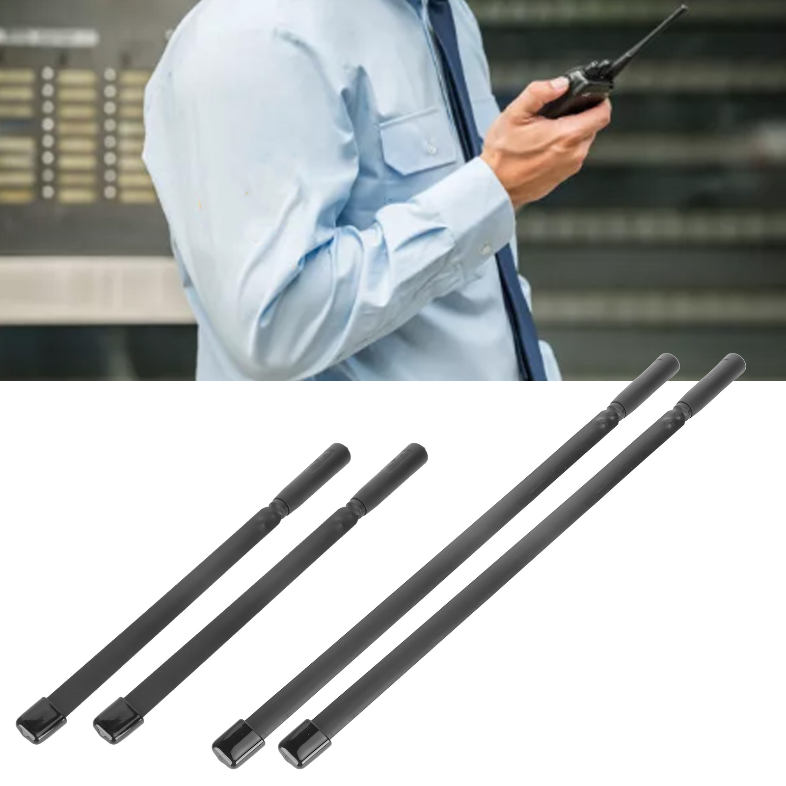 2 Zestaw Walkie Talkie Antena Gęsia szyja SMA Żeńska Dual Band Składana antena 1 CB - Zdjęcie 26 z 29