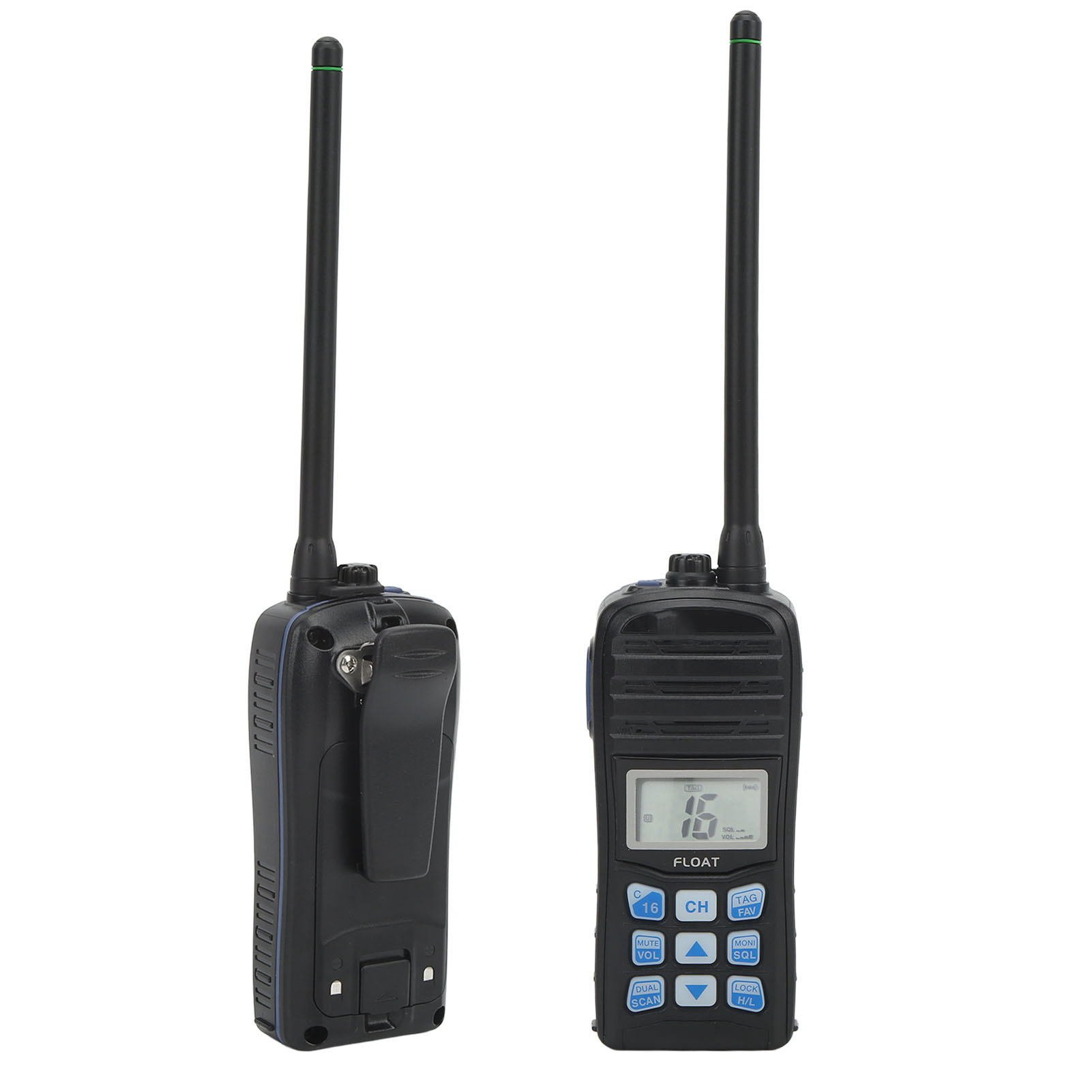 Marine Walkie Talkie Handheld IP67 Wodoodporny pływający nadajnik-odbiornik 5W VHF do CB - Zdjęcie 26 z 29