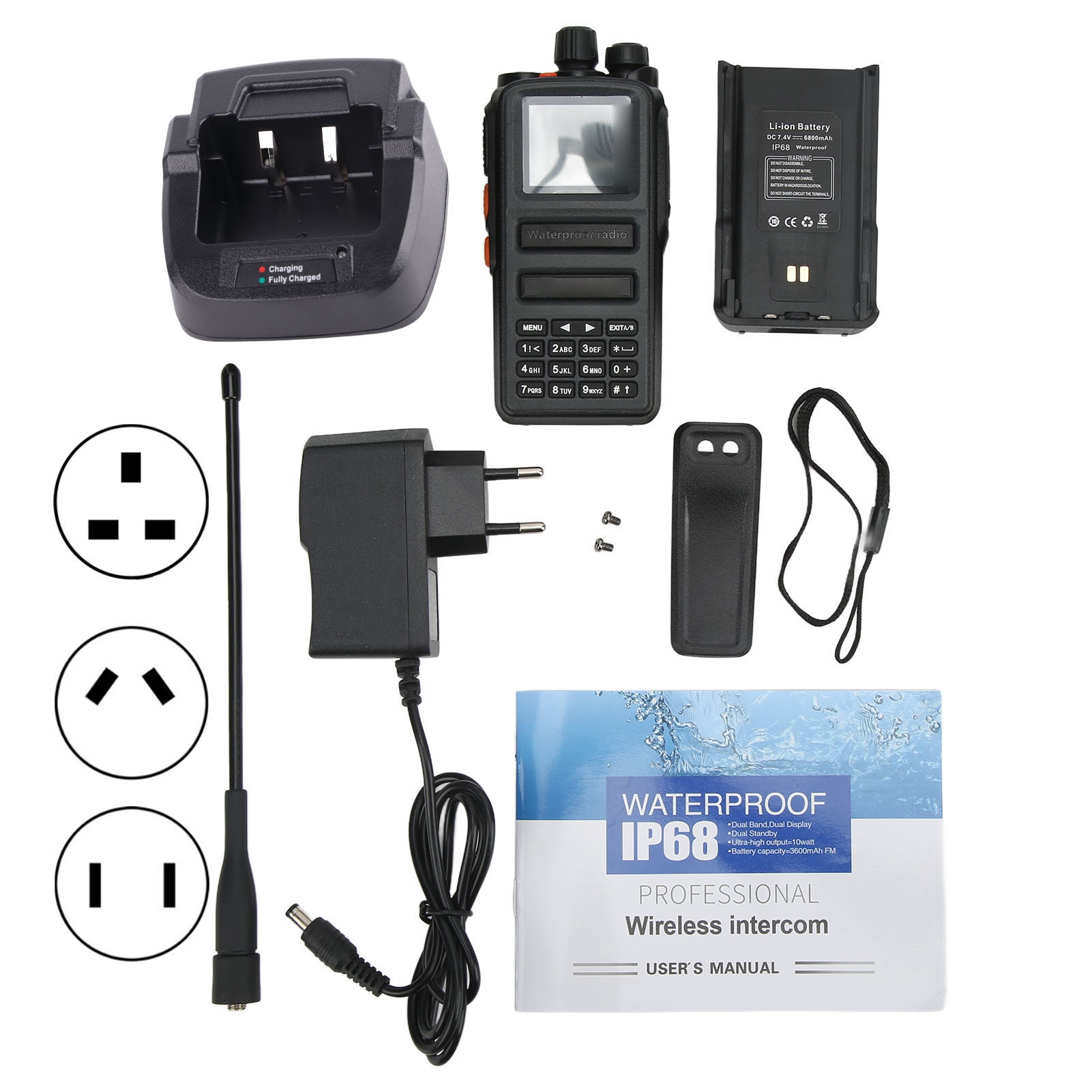 10W Bezprzewodowe Walkie Talkie Dual Band 2-drożne radio UHF 400-520MHz VHF 136-174MH CB - Zdjęcie 24 z 28