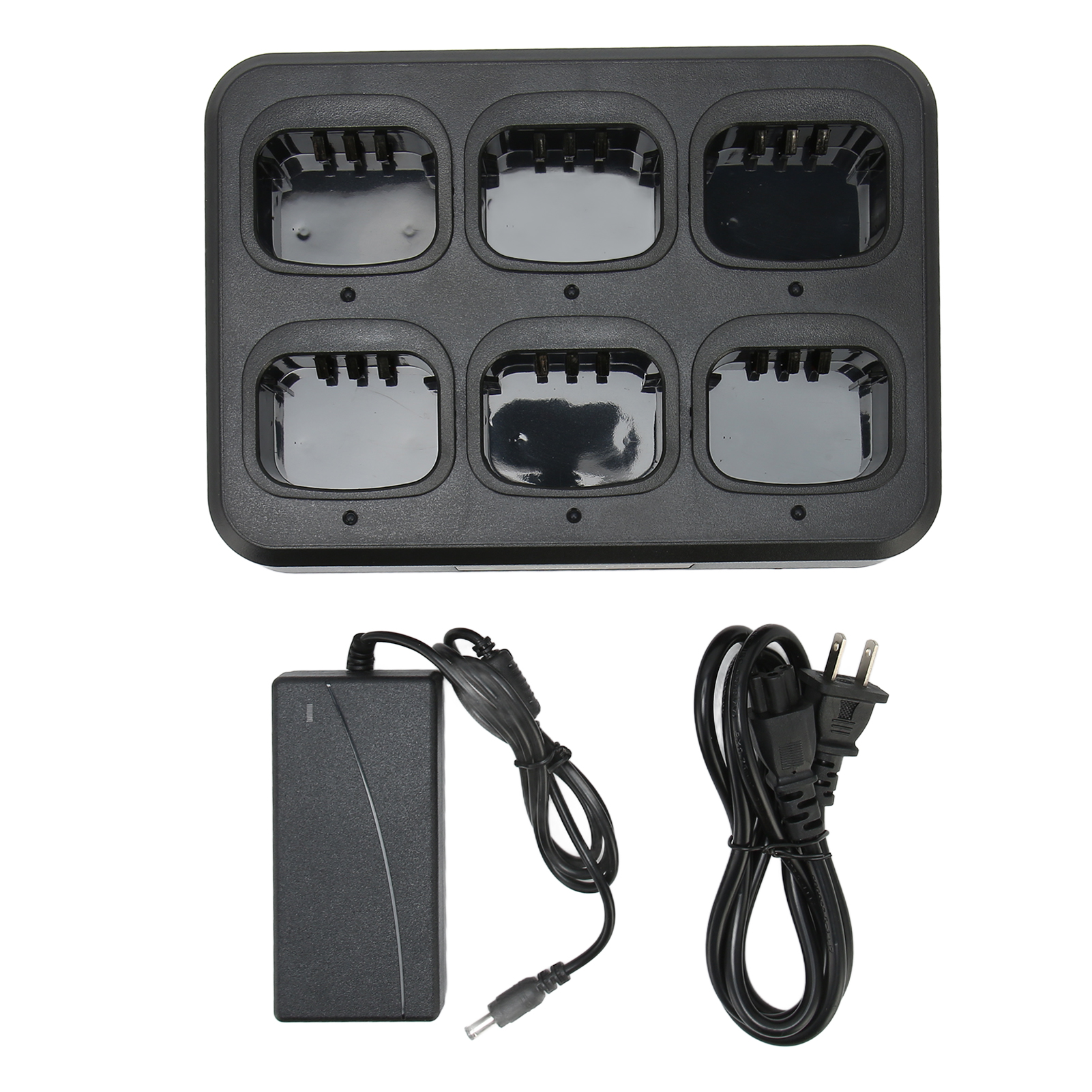 6 Way Walkie Talkie Charging Base Safe Fast Charging Multi Unit 2 Way Radio C FY - Zdjęcie 30 z 30