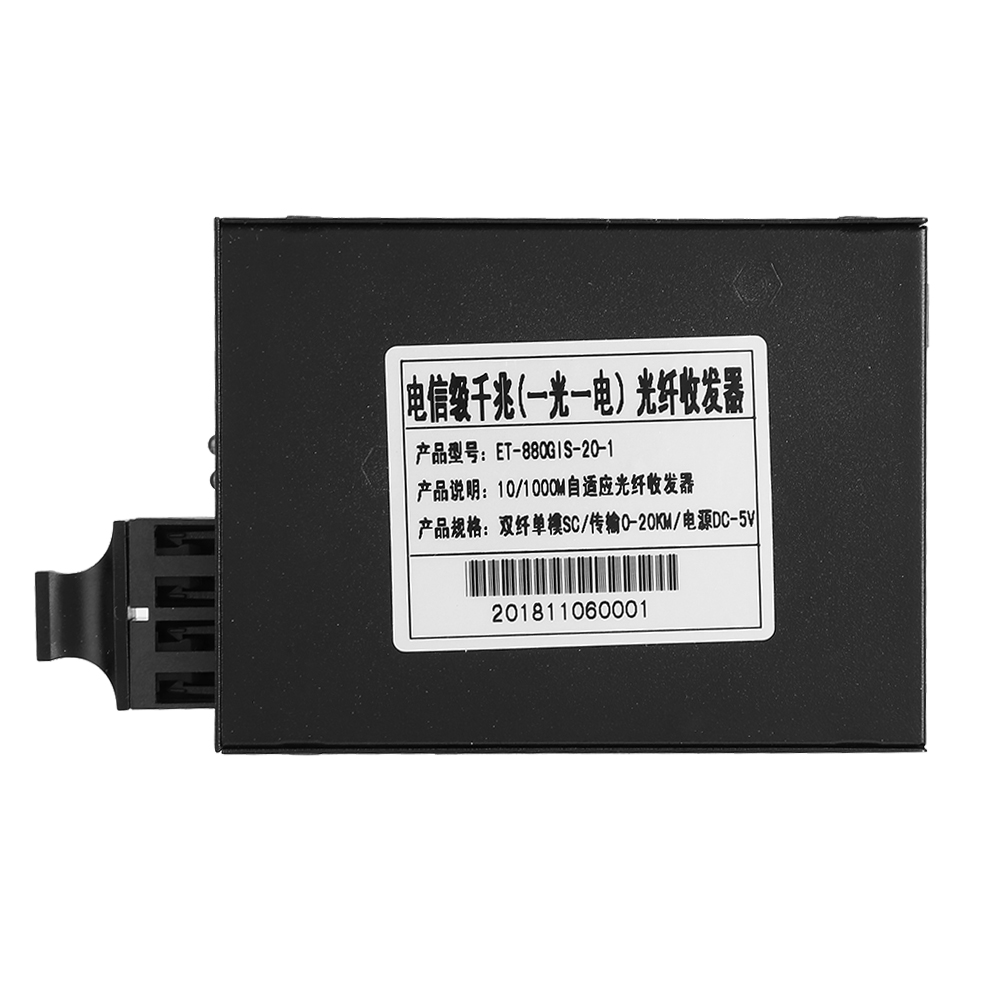 Carrier Class Gigabit 100-250V Dual Fiber Single Mode SC Fiber Optic Transce SD3 - Picture 14 of 16